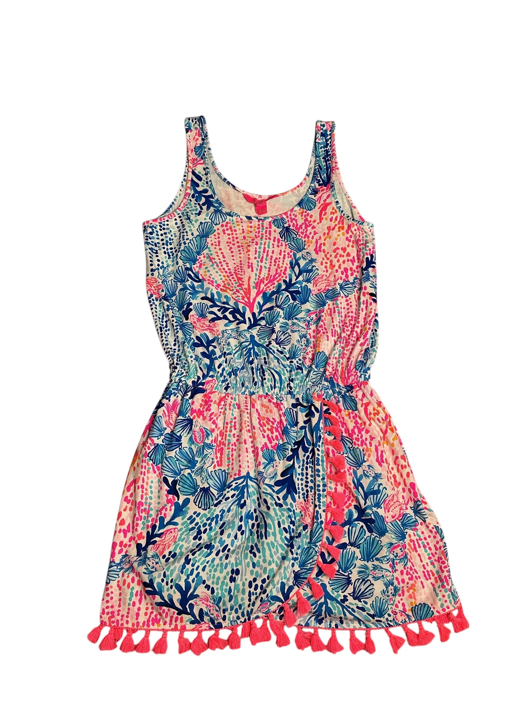 Lilly Pulitzer- NWT Jarrett Romper Resort White Sway With Me Size XS