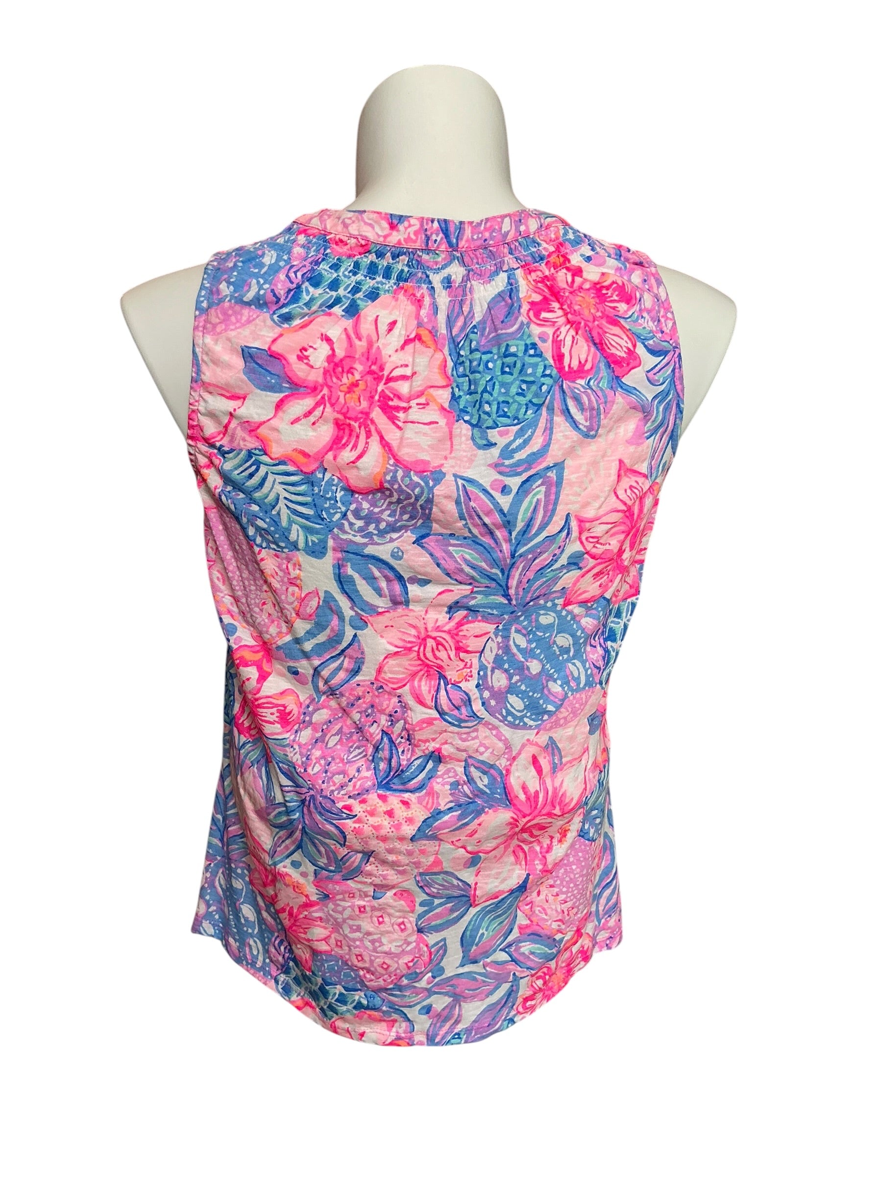 Lilly Pulitzer Essie Top Pink Isle Snappy Turtle - Size L
