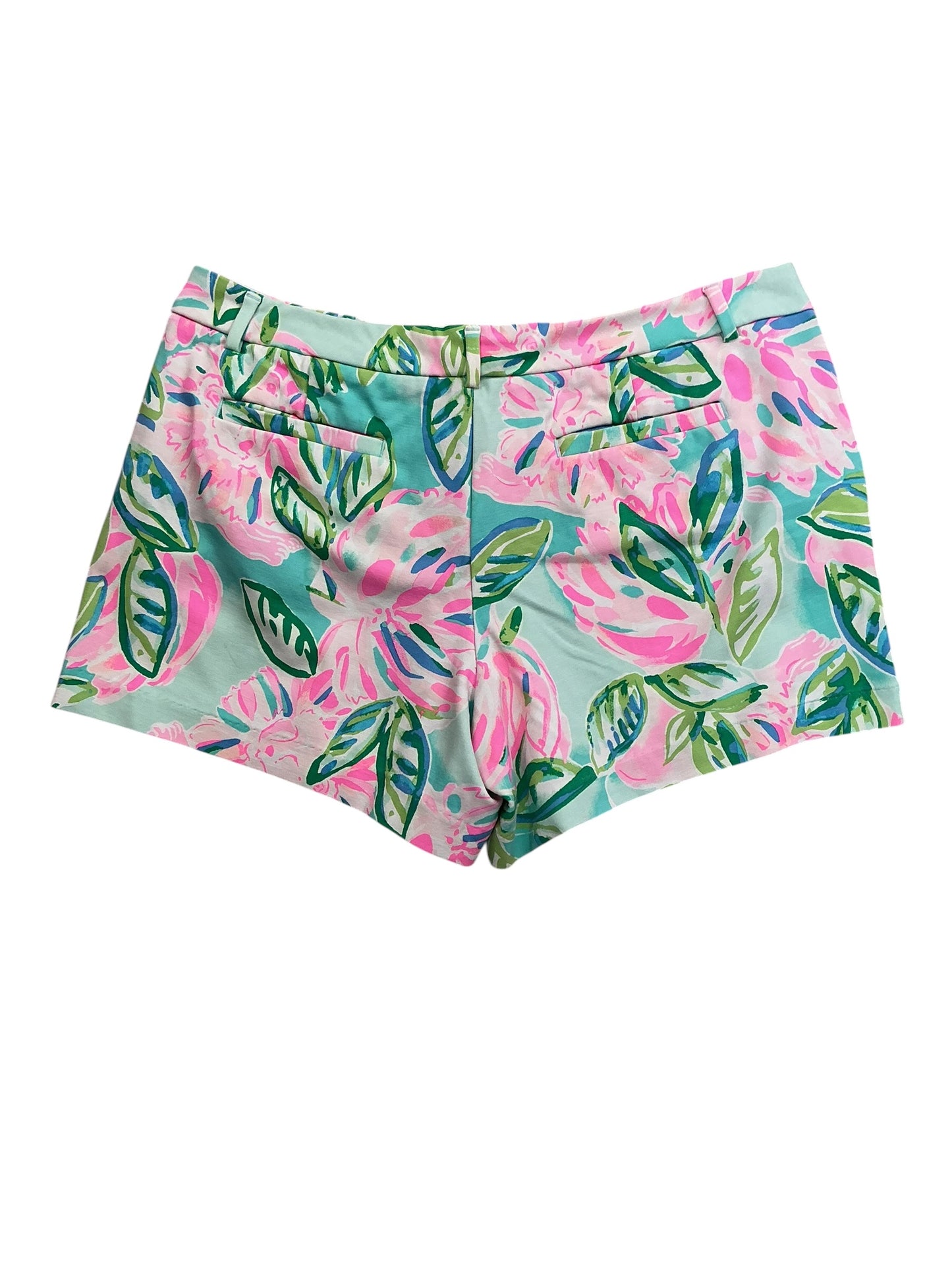 Lilly Pulitzer Callahan Knit Shorts Totally Blossom - Size 14