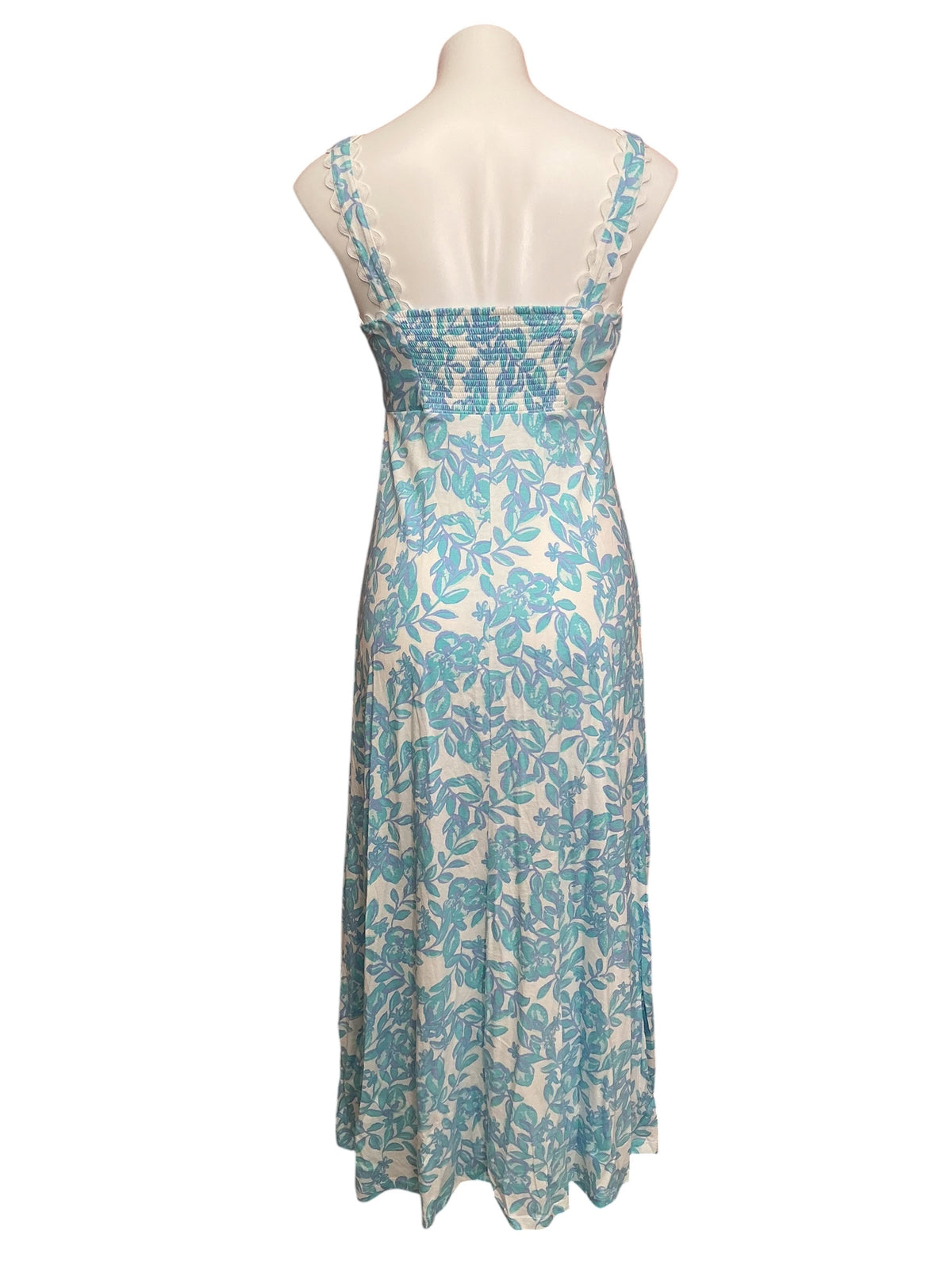 Lilly Pulitzer Dwyer Midi Dress Simply The Zest Jacaranda Blue - Size S