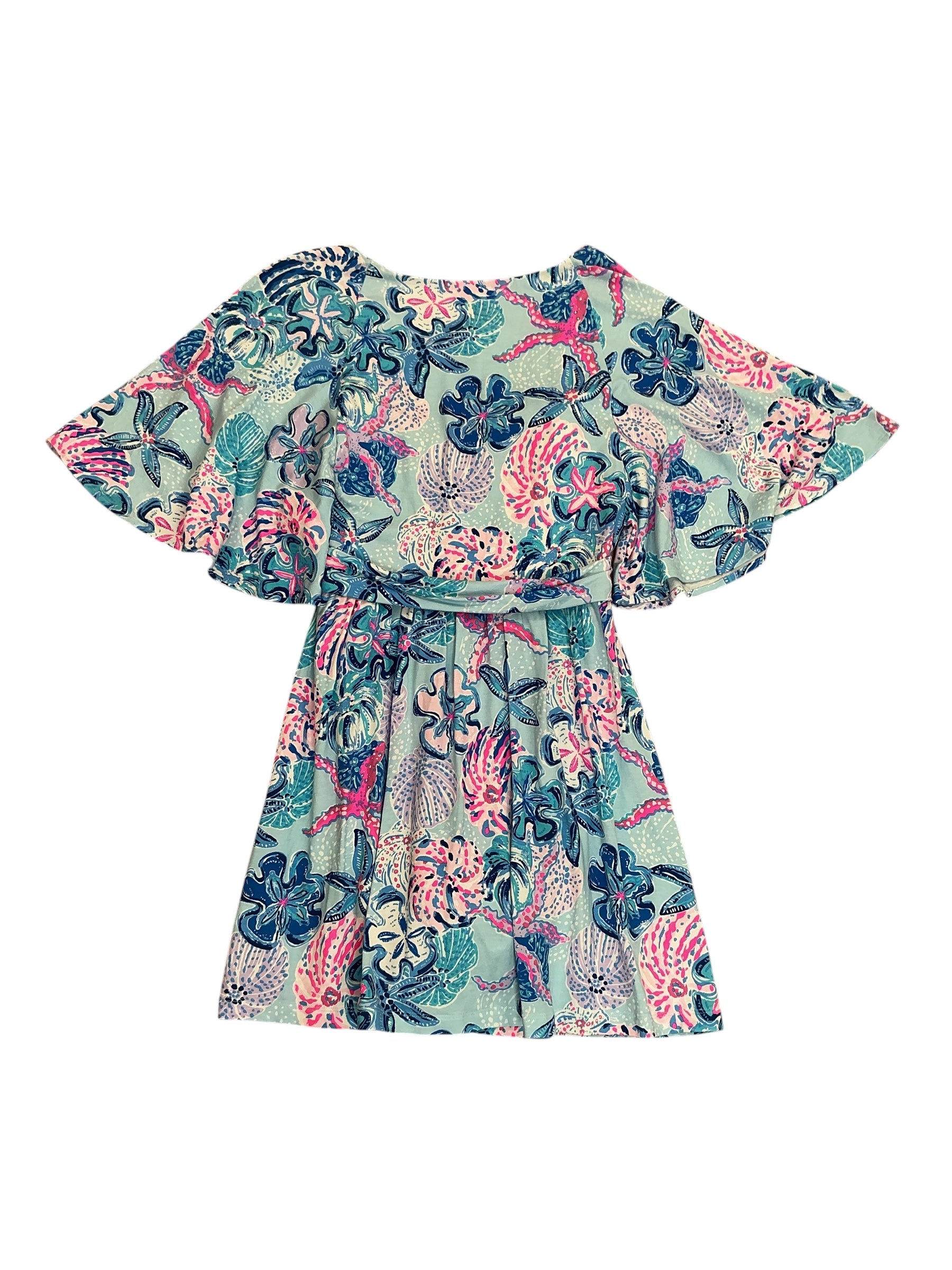 Lilly Pulitzer Minka Skirted Romper Multi Bahamas Beachcomber - Size XS