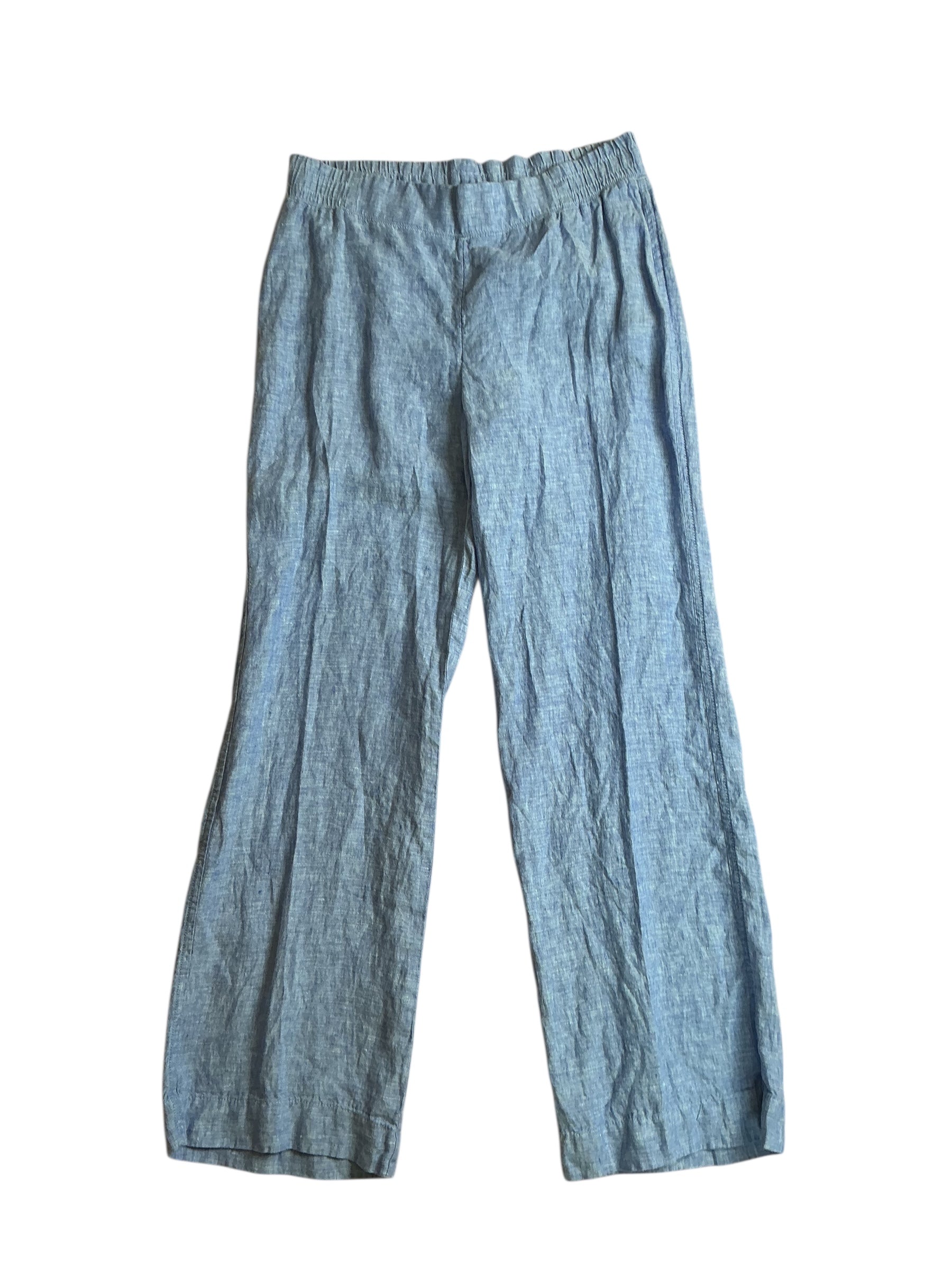Lilly Pulitzer Bal Harbour Linen Palazzo Pants Celestial Blue - Size M