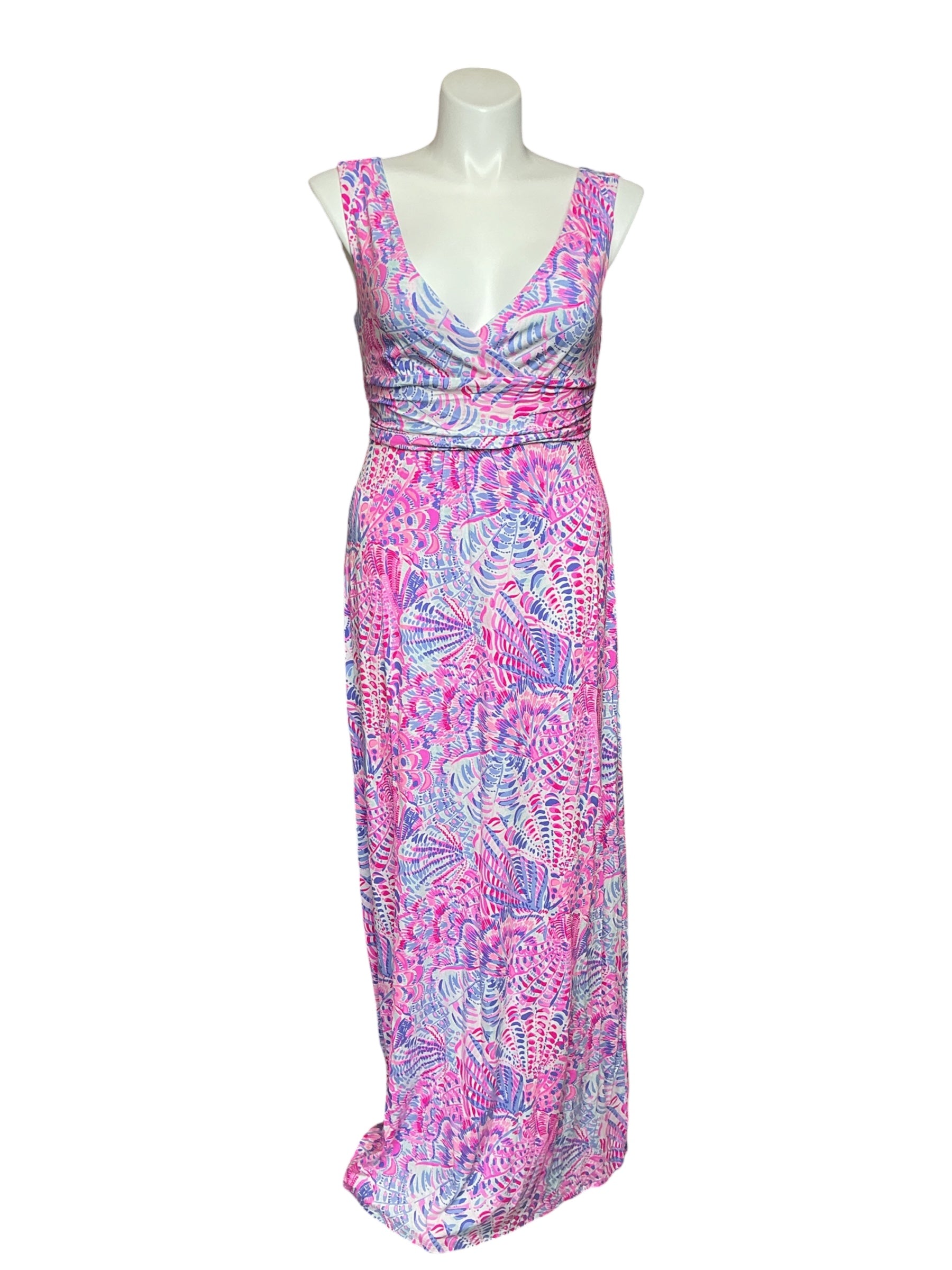 Lilly Pulitzer NWT Sloane Dress - Raz Berry Sea You Soon - Size L