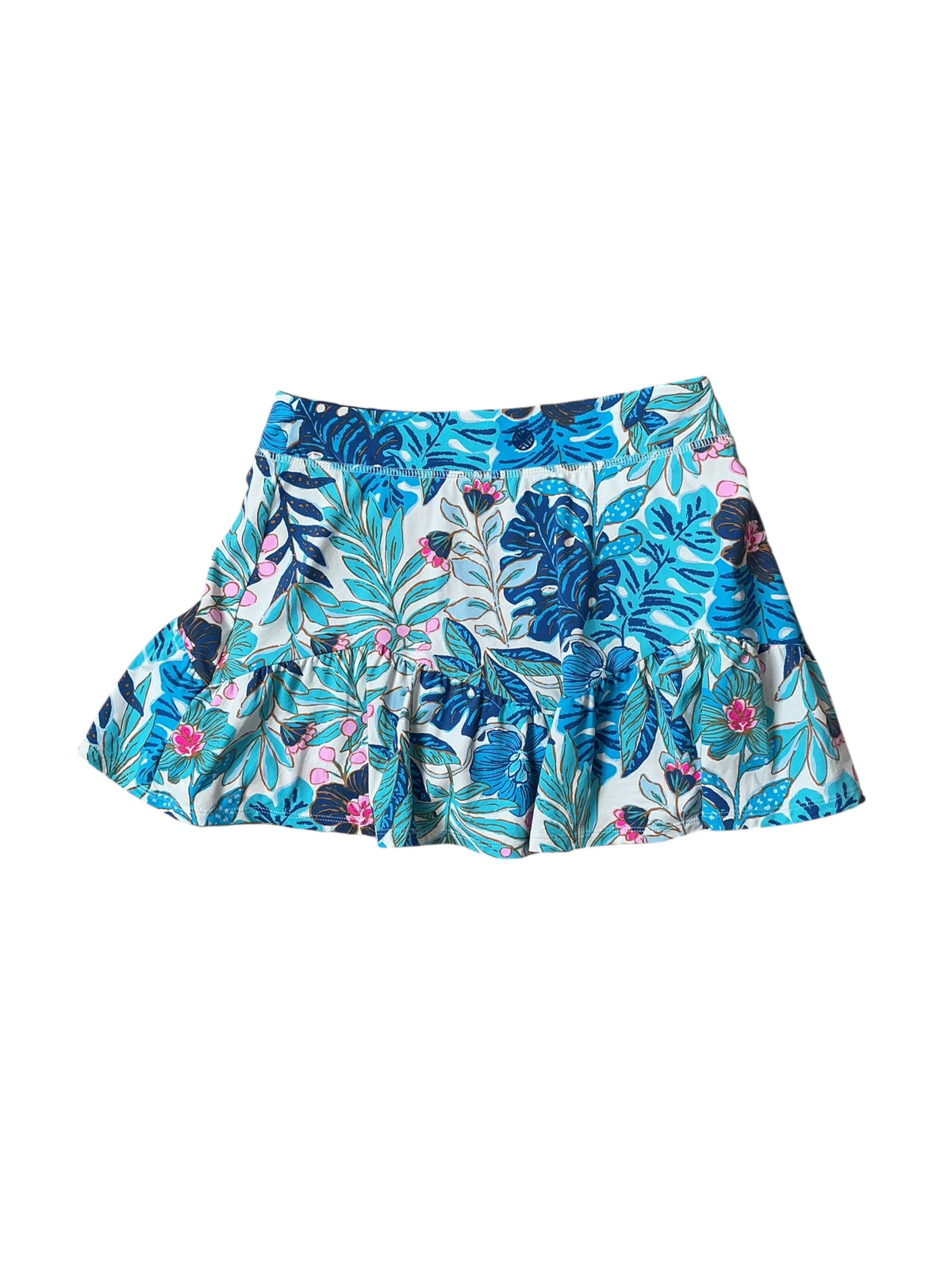 Lilly Pulitzer Luxletic Amira Skort Blue Haven Hey Hey Soleil - Size XS