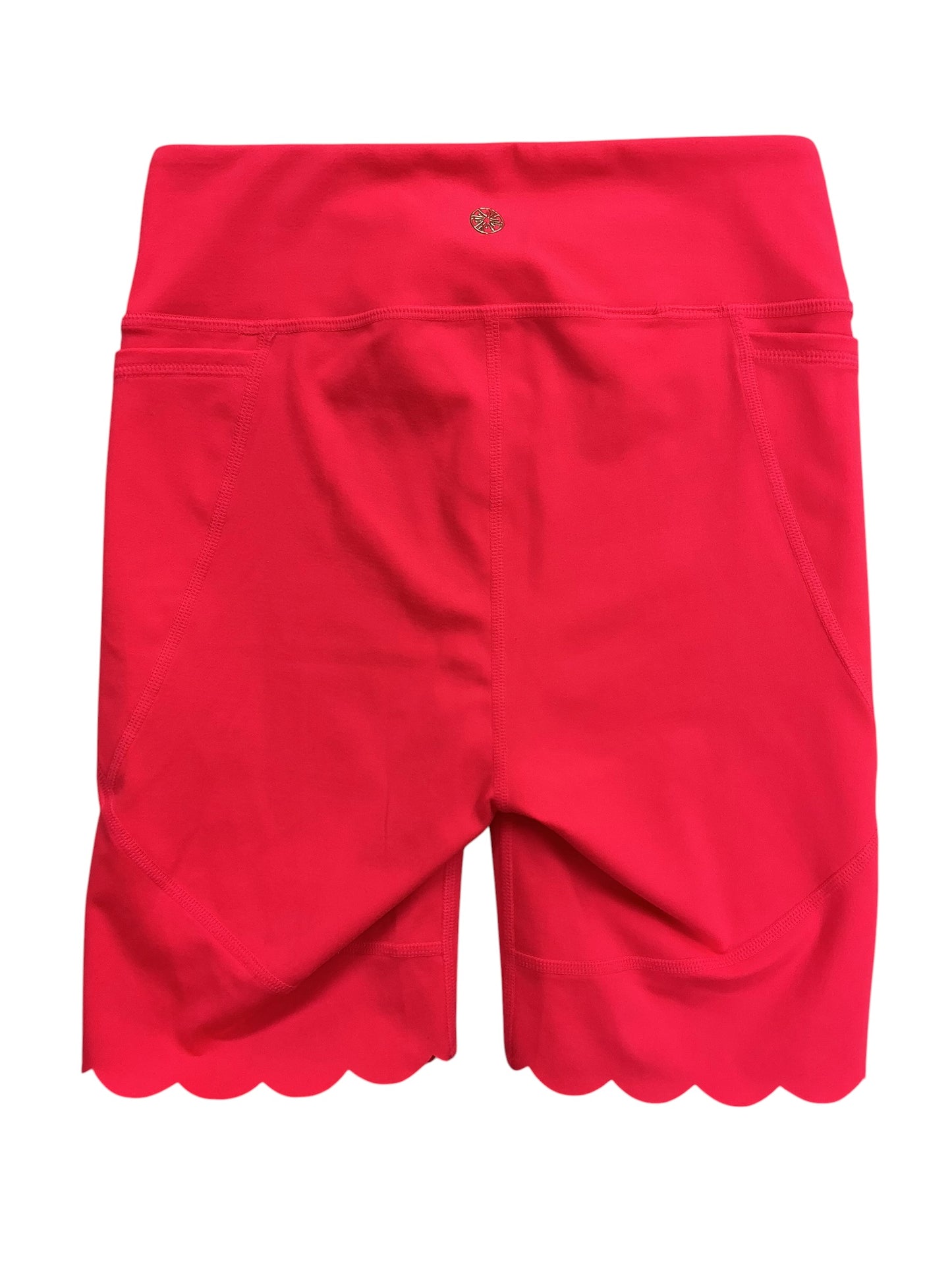 Lilly Pulitzer Luxletic Weekender High Rise Bike Shorts Spicy Coral - Size XS