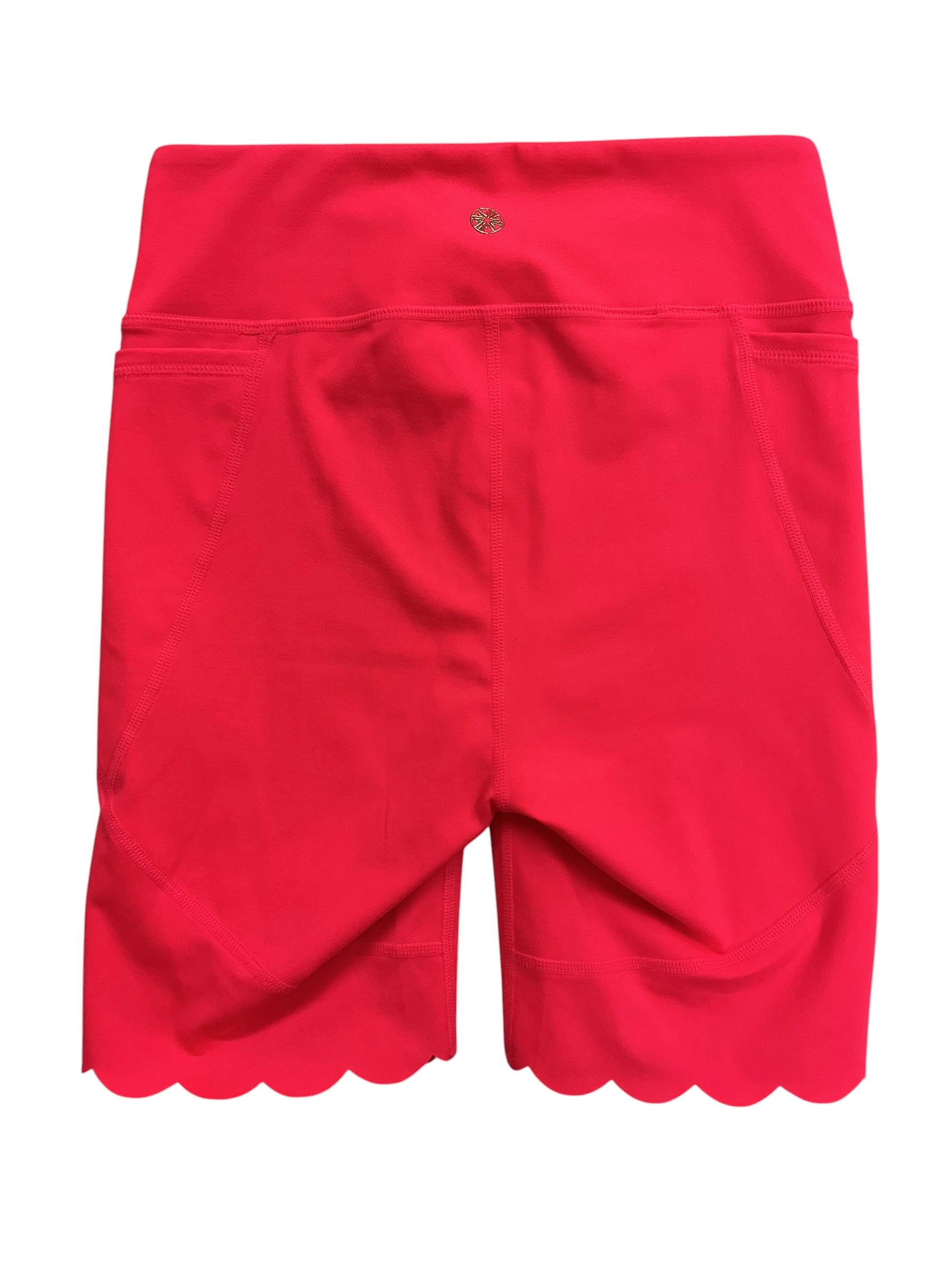 Lilly Pulitzer Luxletic Weekender High Rise Bike Shorts Spicy Coral - Size XS