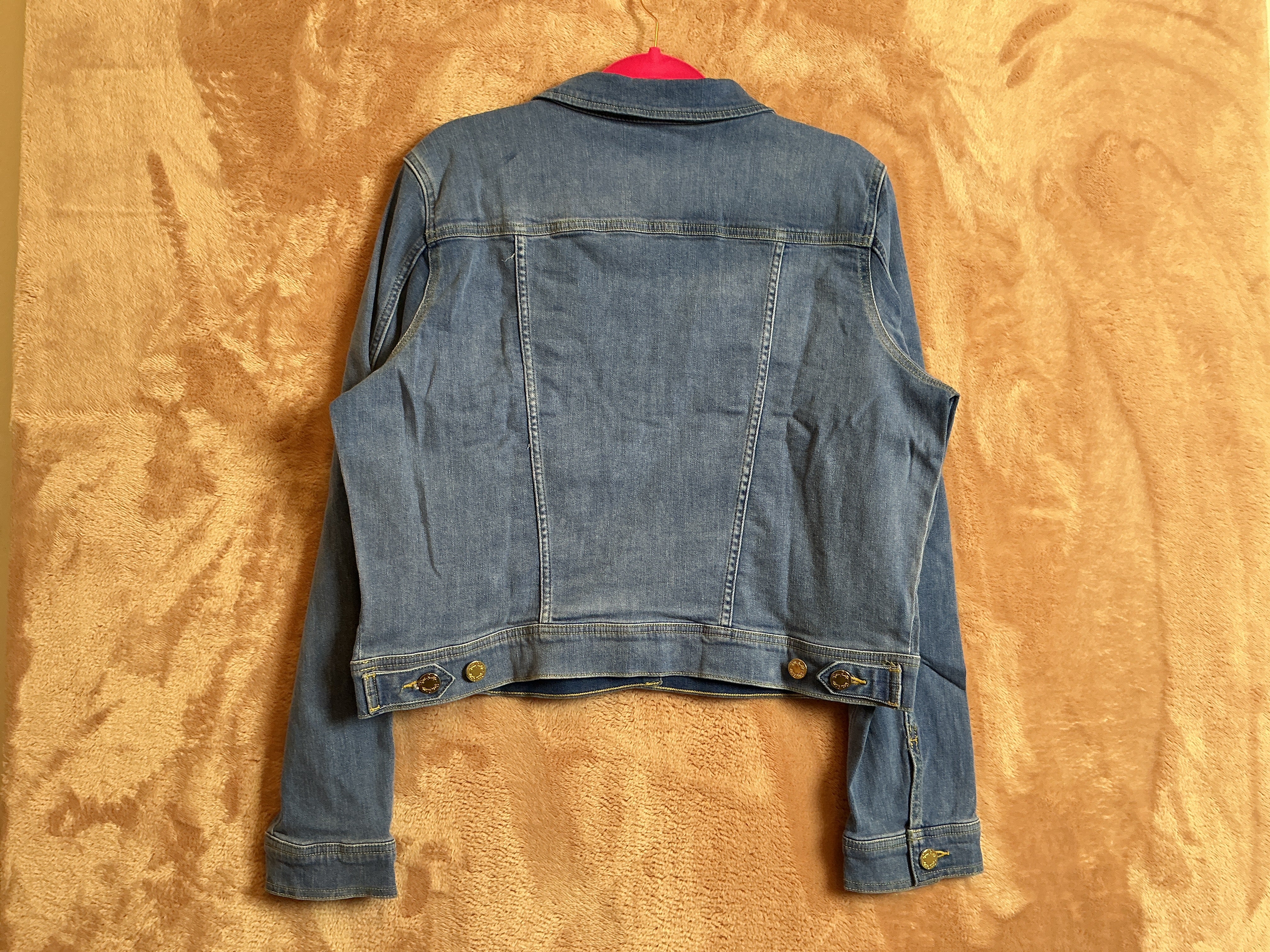 Lilly Pulitzer NWT - Seaspray Denim Jacket - Caribbean Blues Wash - Size XL