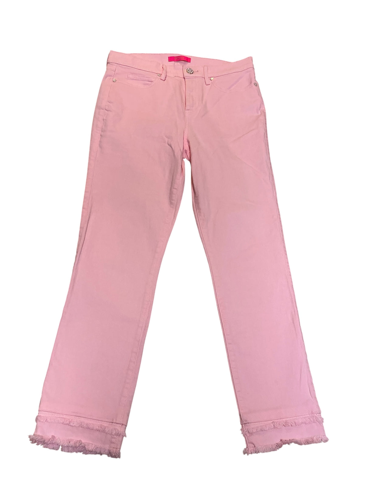 Lilly Pulitzer  29" South Ocean High-Rise Skinny Jeans Pink Lily - Size 8