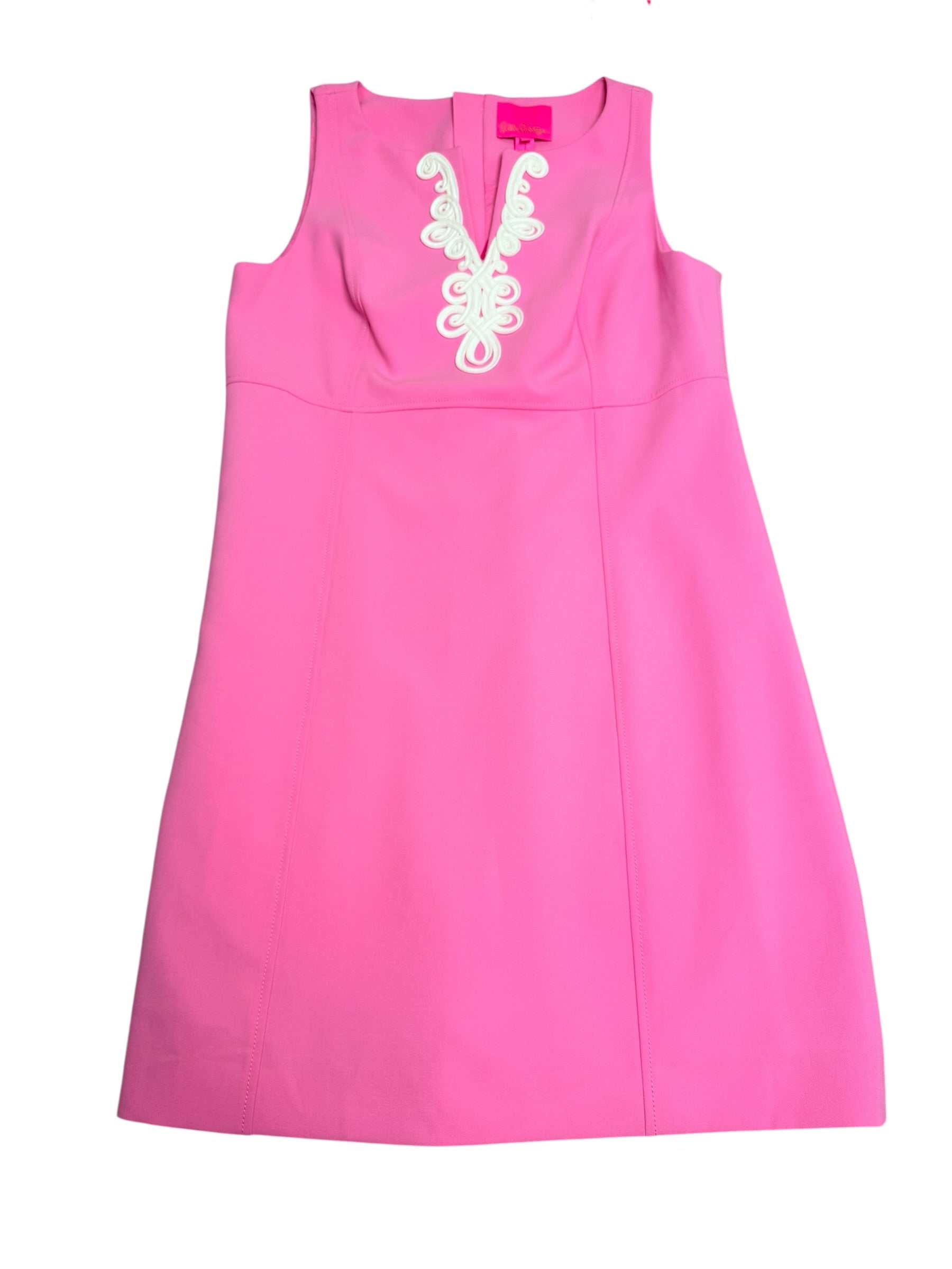 Lilly Pulitzer NWT Trini Viscose Shift Dress, Confetti Pink Size 12