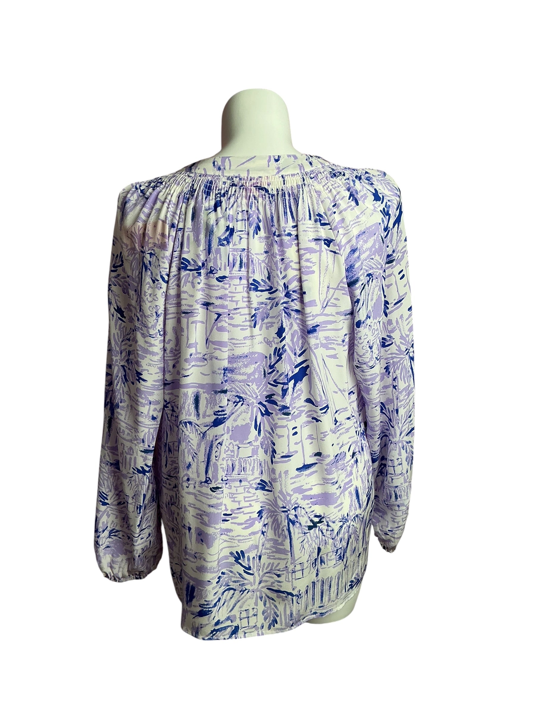 Lilly Pulitzer- NWT Elsa Top Lilac Verben Rock The Dock Size XL
