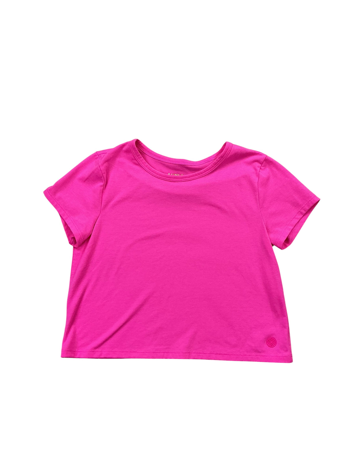 Lilly Pulitzer Kids Girls Packable Knit Tee Highland Pink - Size L 8-10