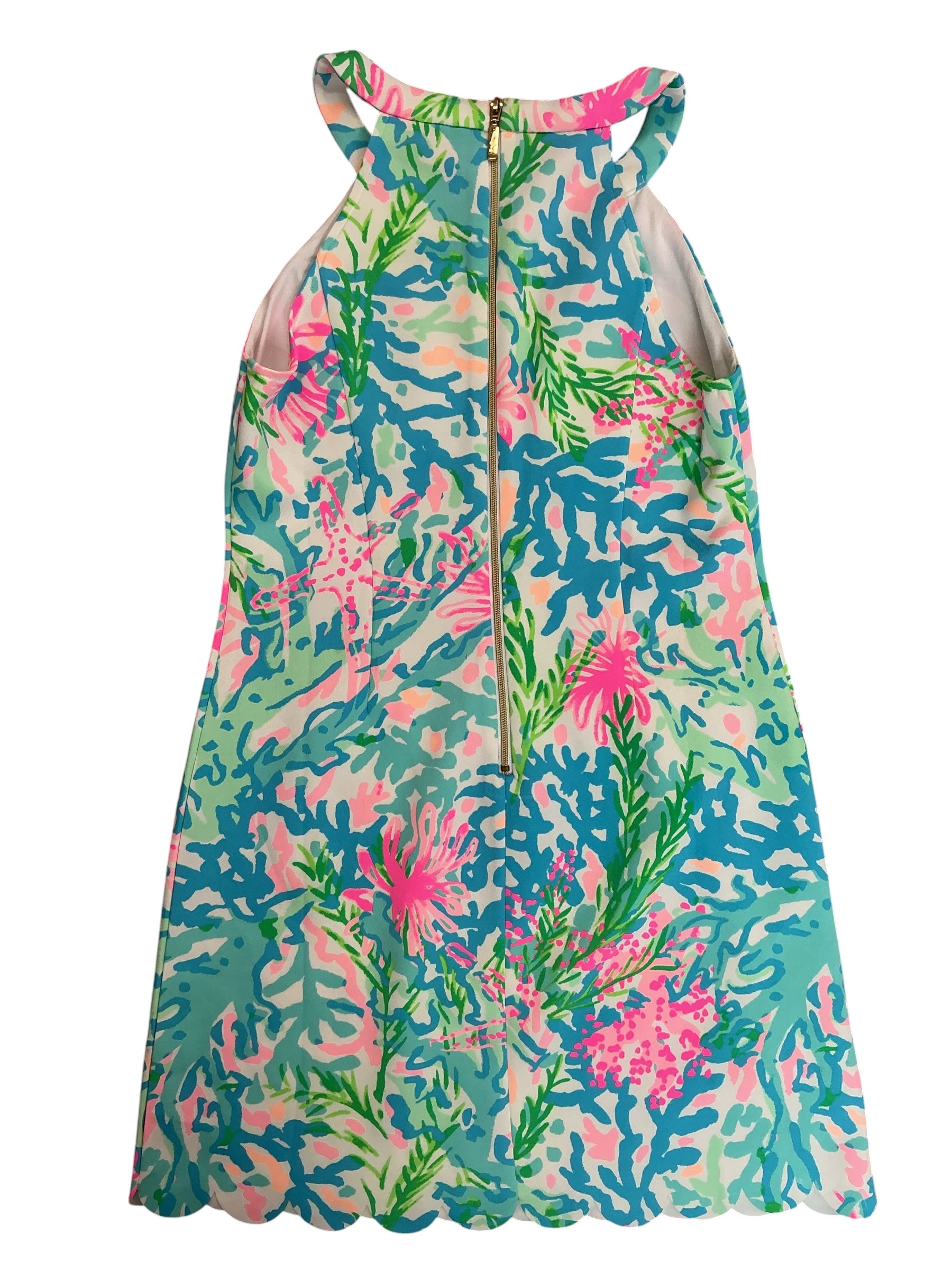 Lilly Pulitzer Kids Girls Sophelia Shift Dress Coral Bay - Size 12
