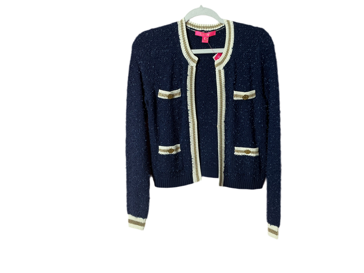 Lilly Pulitzer NWT - Nalayna Cardigan - Low Tide Navy - Size XXS