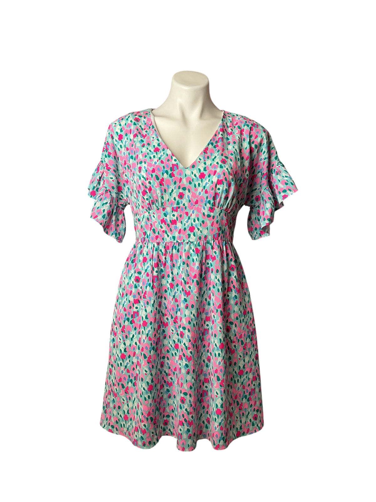 Lilly Pulitzer NWT Blaire Stretch Dress Multi Hottie Dottie - Size 4