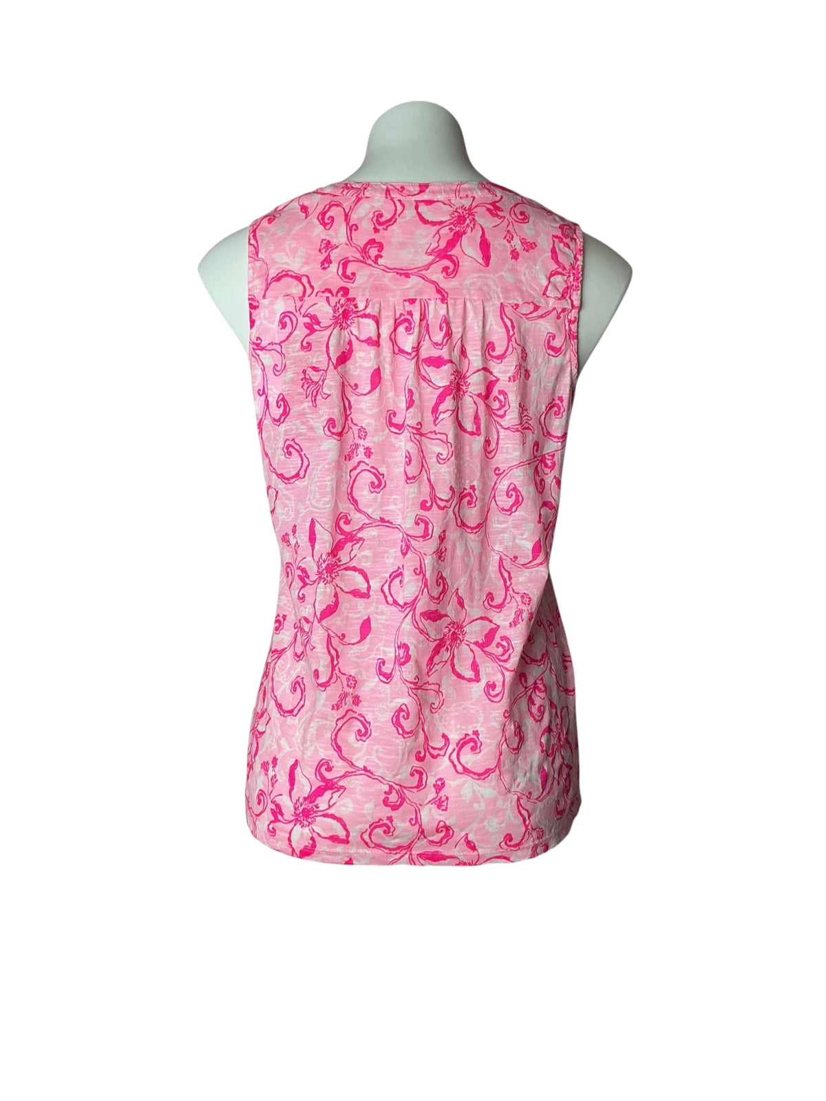 Lilly Pulitzer NWT Dev Knit Top Conch Shell Pink Flamingle Garden - Size S