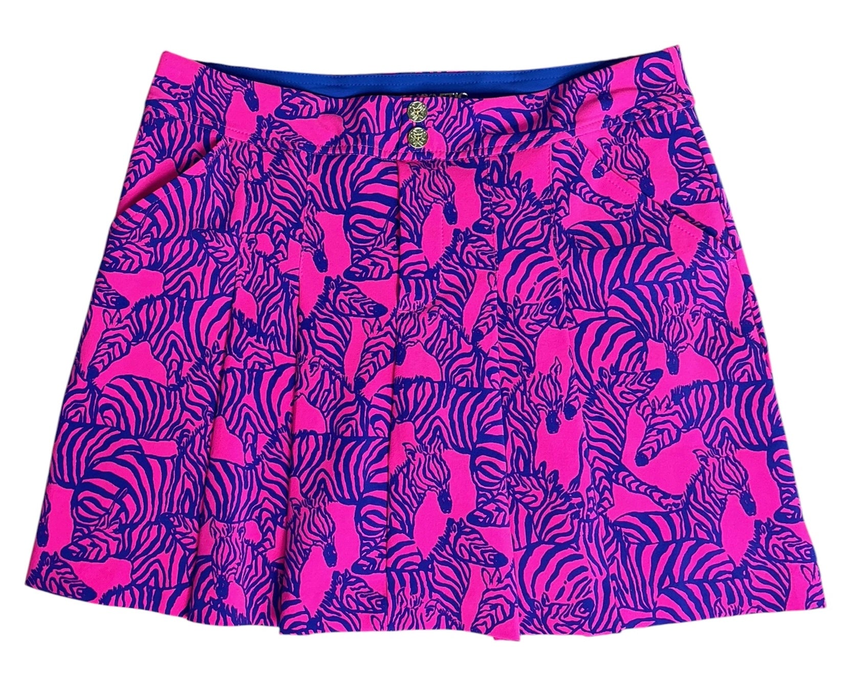 Lilly Pulitzer Luxletic Kimika Skort Passion Fruit Pink Lil Wild Nights - Size 6