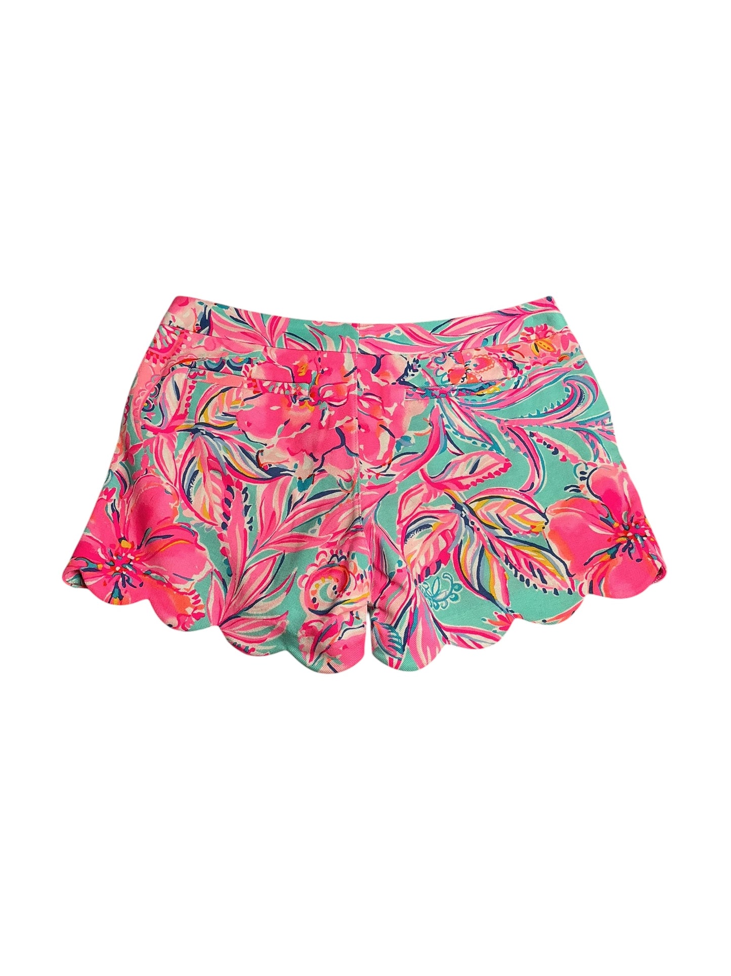 Lilly Pulitzer- 5” Buttercup Scallop Short Multi Isla De Coco Size 6