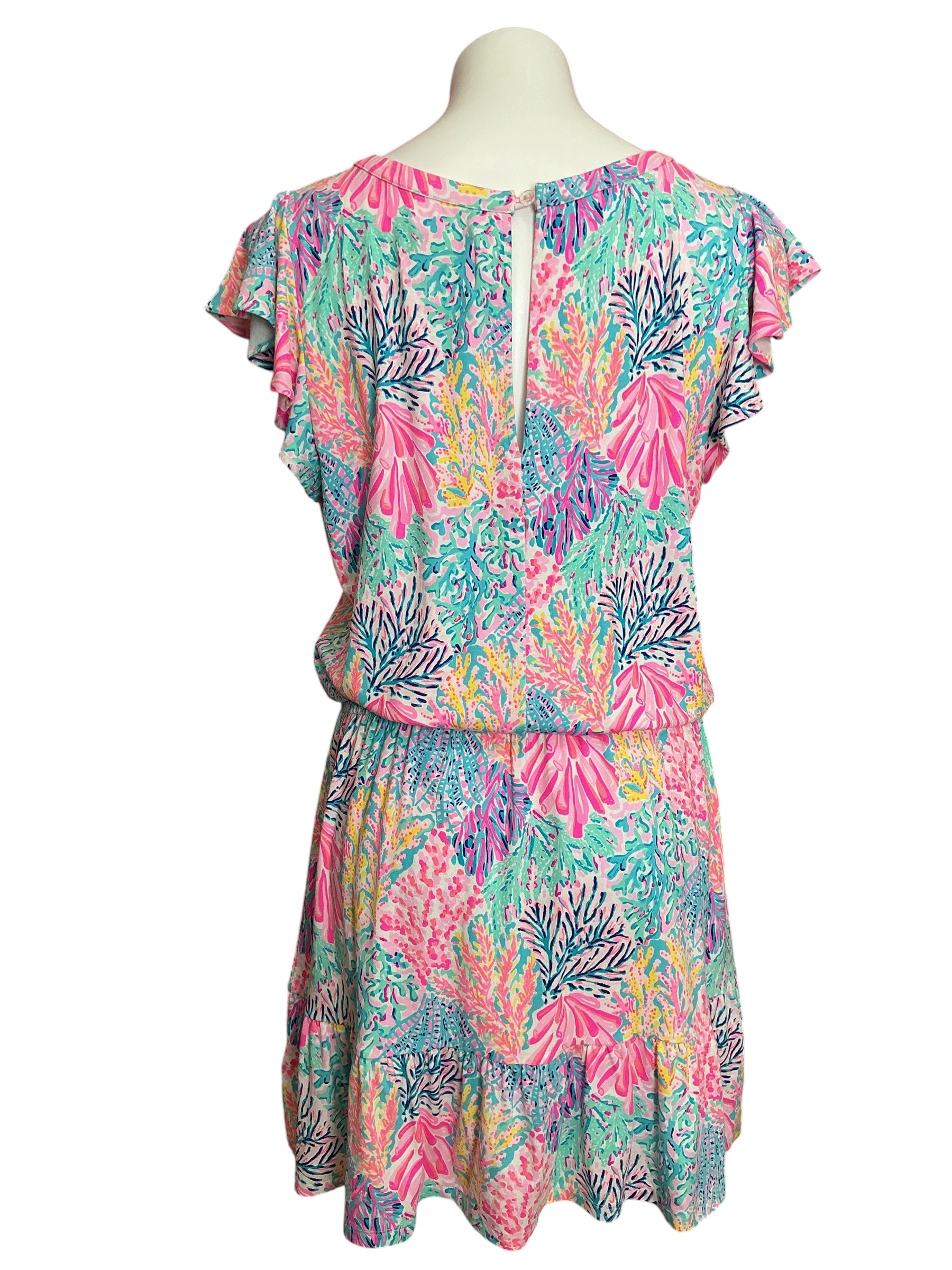 Lilly Pulitzer Ravi Romper Splashdance - Size L