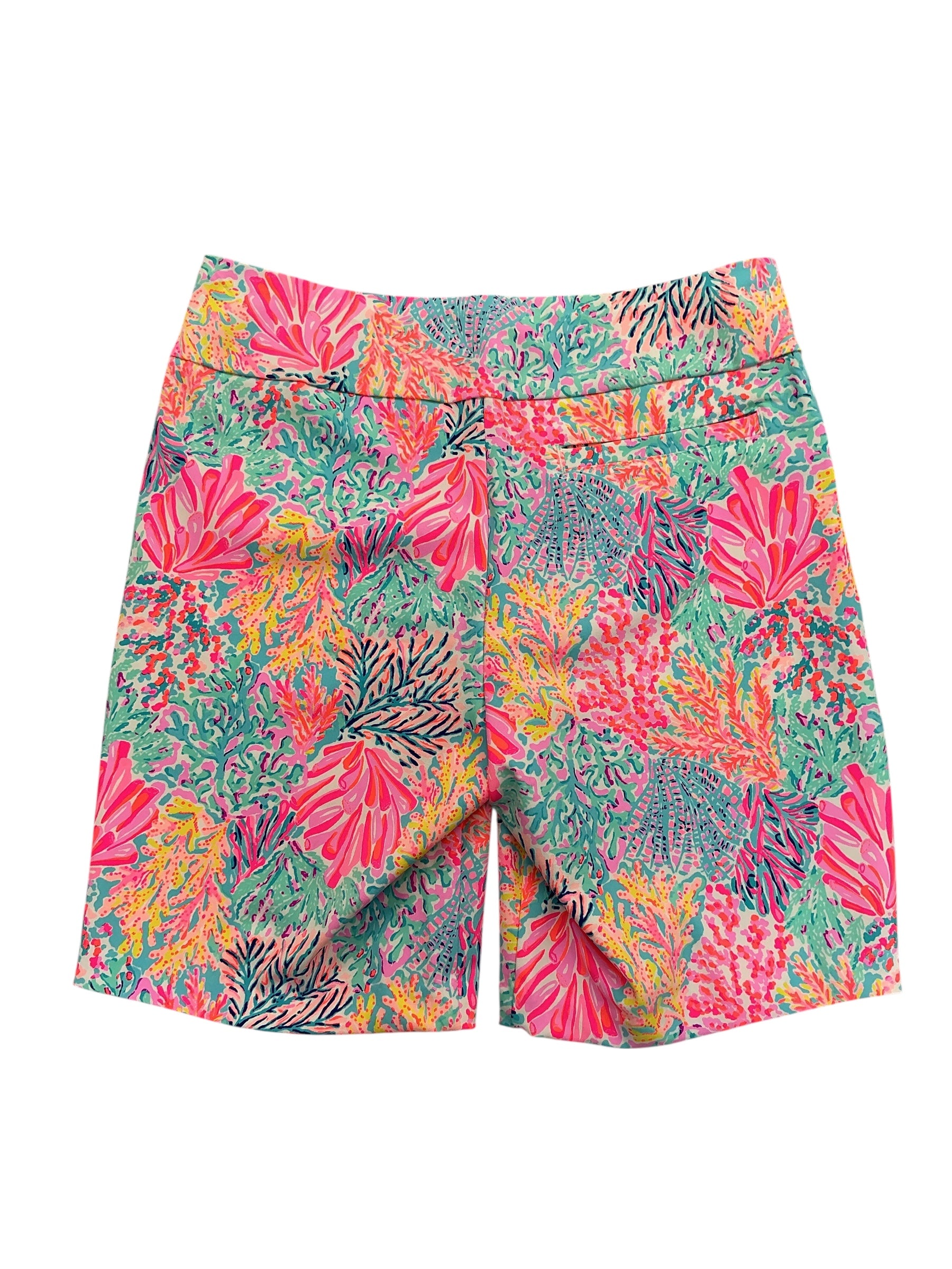 Lilly Pulitzer Reid Shorts UPF 50+ Multi Splashdance Golf - Size 10