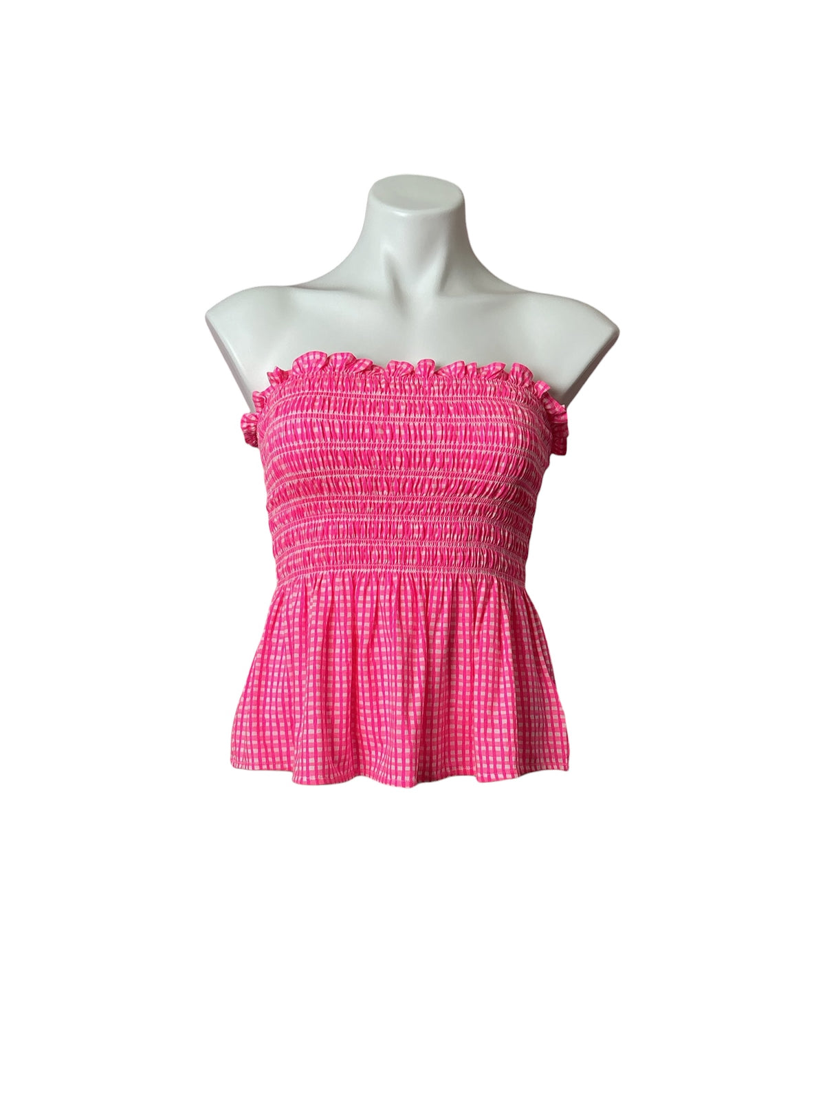 Lilly Pulitzer Jadis Top Pink Isle Along The Same Line - Size S