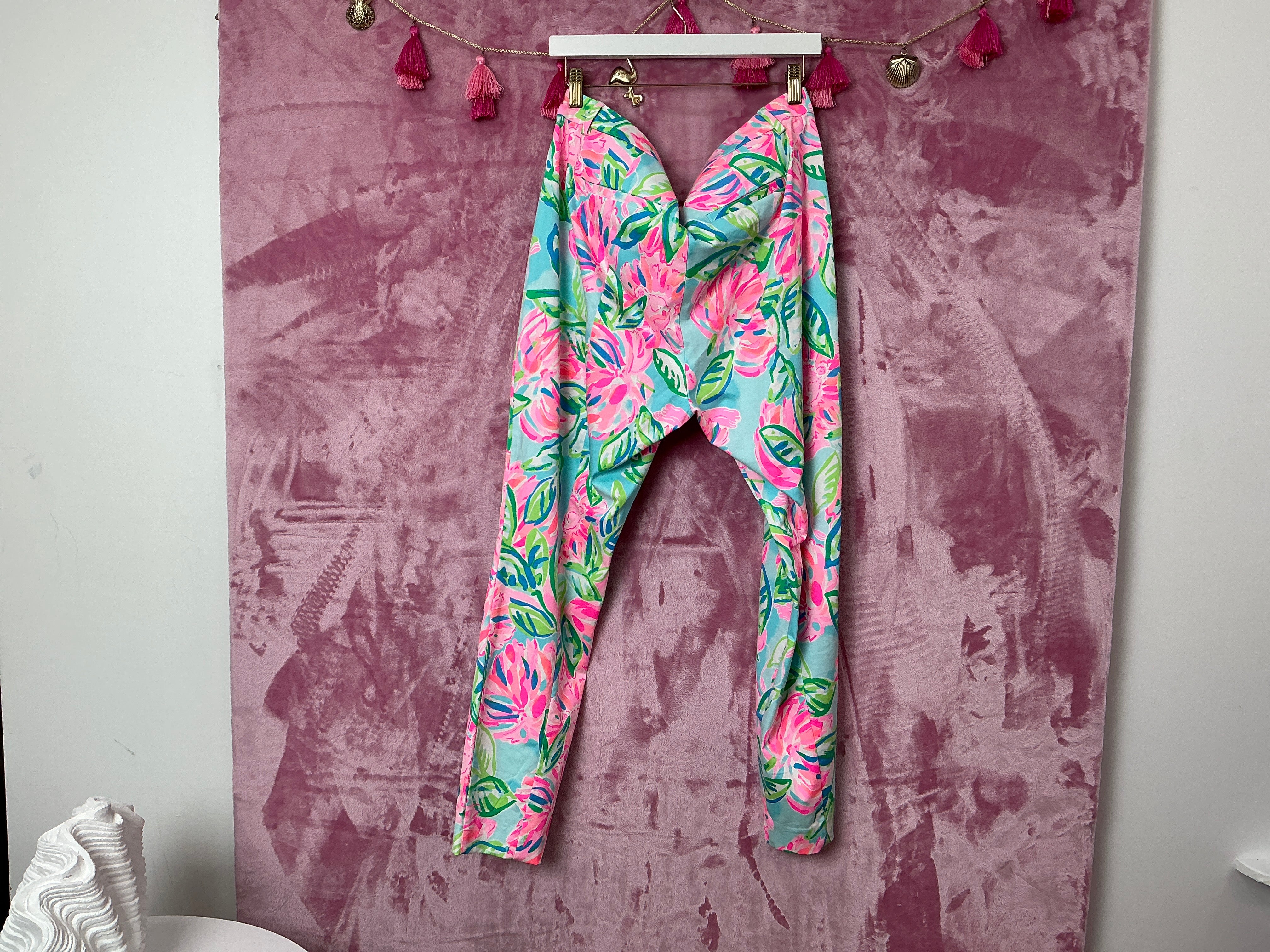Lilly Pulitzer NWT Kelly High Rise Skinny Ankle Pant - Size 16