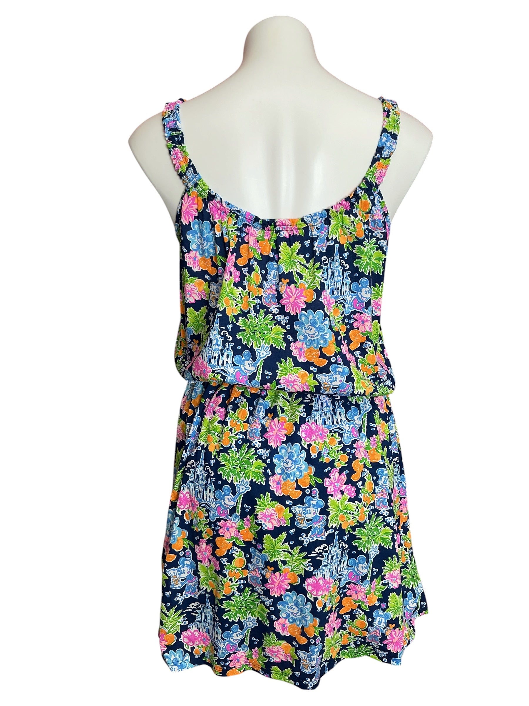 Lilly Pulitzer X Disney NWT Loro Romper Aegean Navy Lilly Loves Disney - Size M