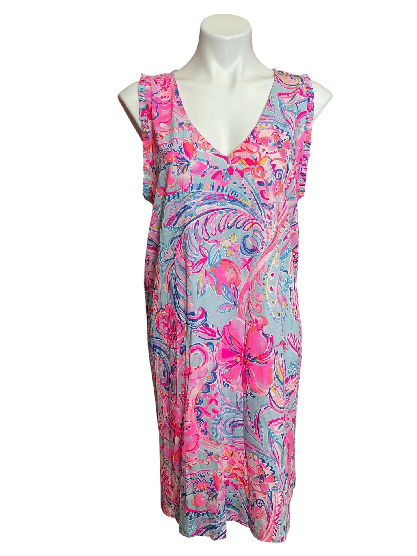 Lilly Pulitzer Aron Dress Isla De Coco - Size XL