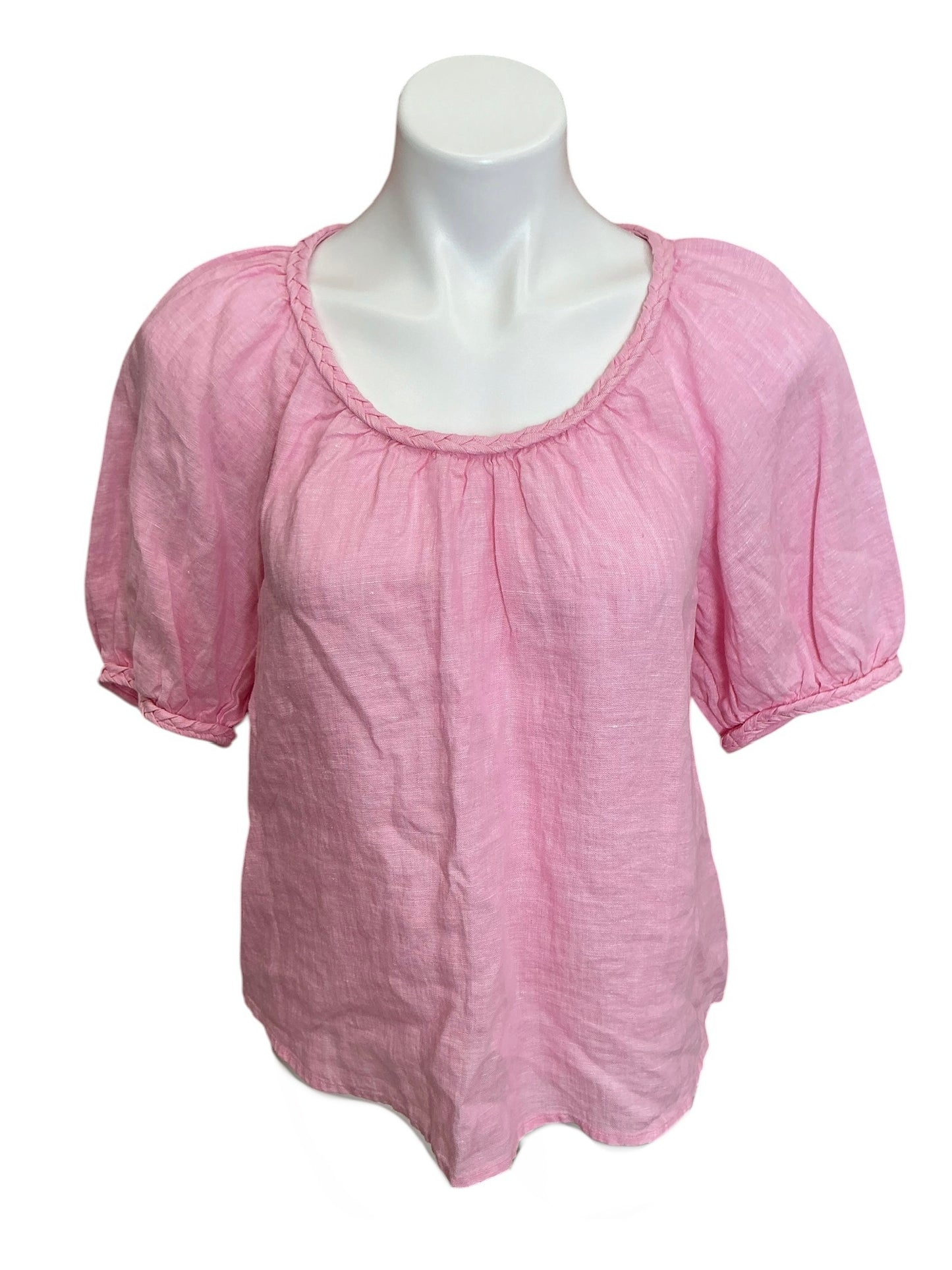 Lilly Pulitzer NWT Calais Short Sleeve Top Conch Shell Pink X Res - Size S