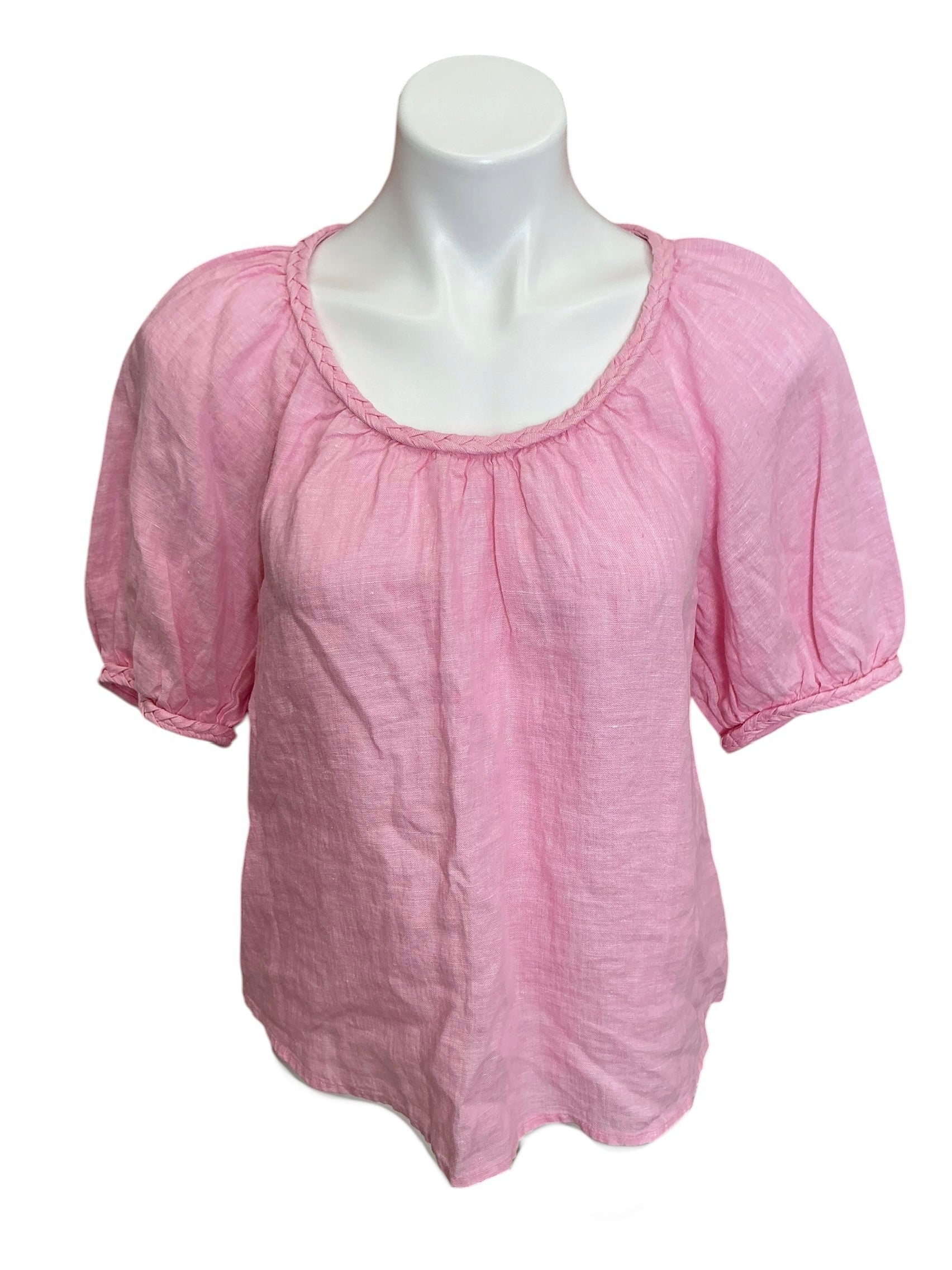 Lilly Pulitzer NWT Calais Short Sleeve Top Conch Shell Pink X Res - Size S