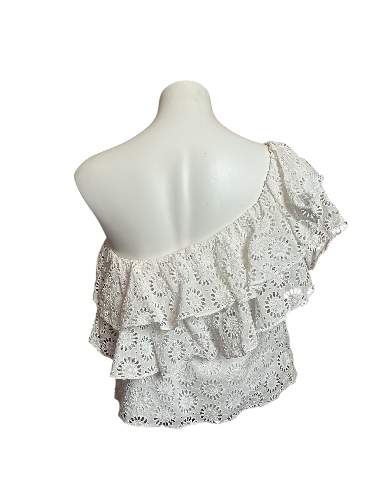 Lilly Pulitzer NWT Trixie Top Resort White Sunshine Eyelet - Size S