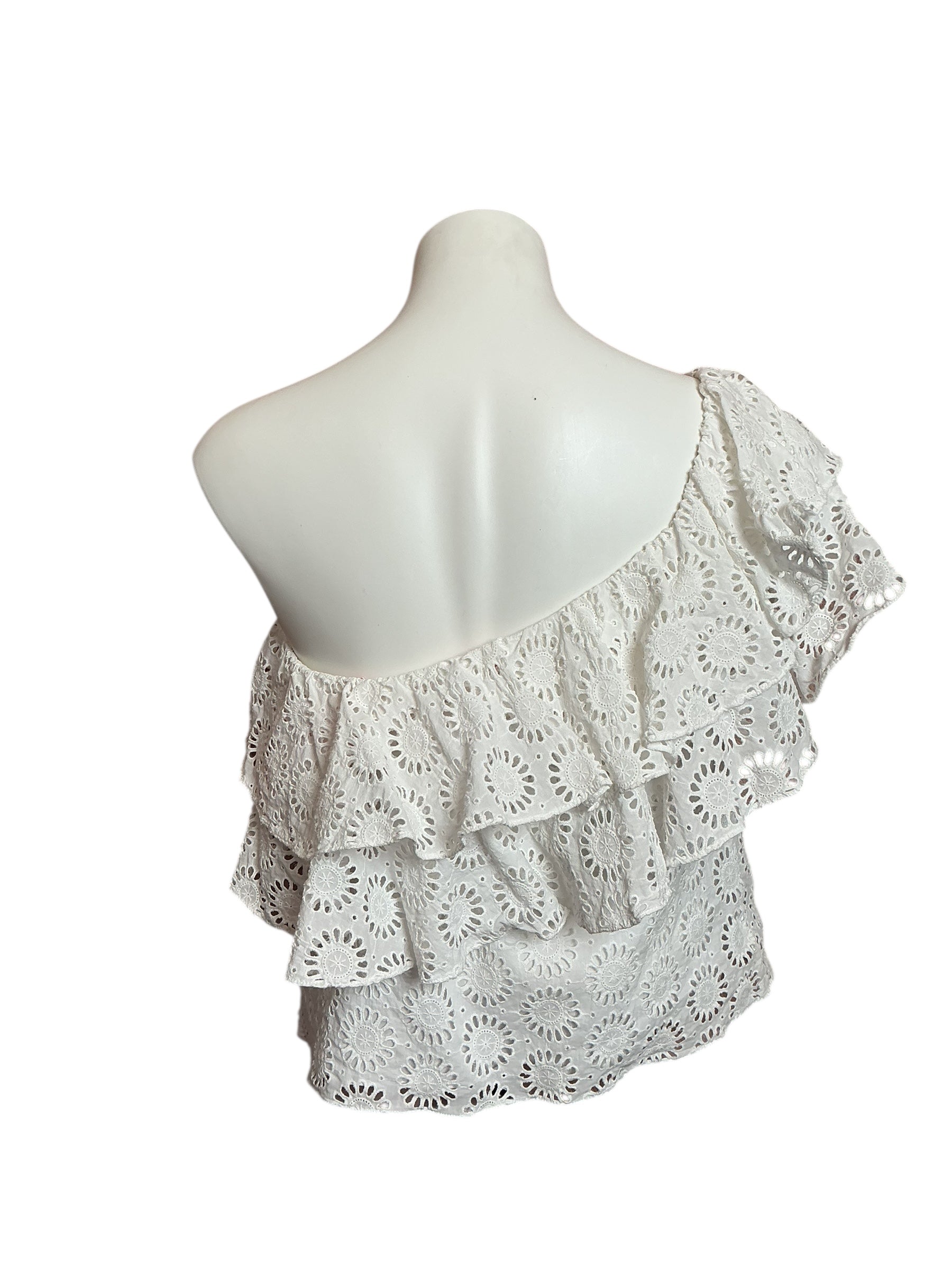 Lilly Pulitzer NWT Trixie Top Resort White Sunshine Eyelet - Size S