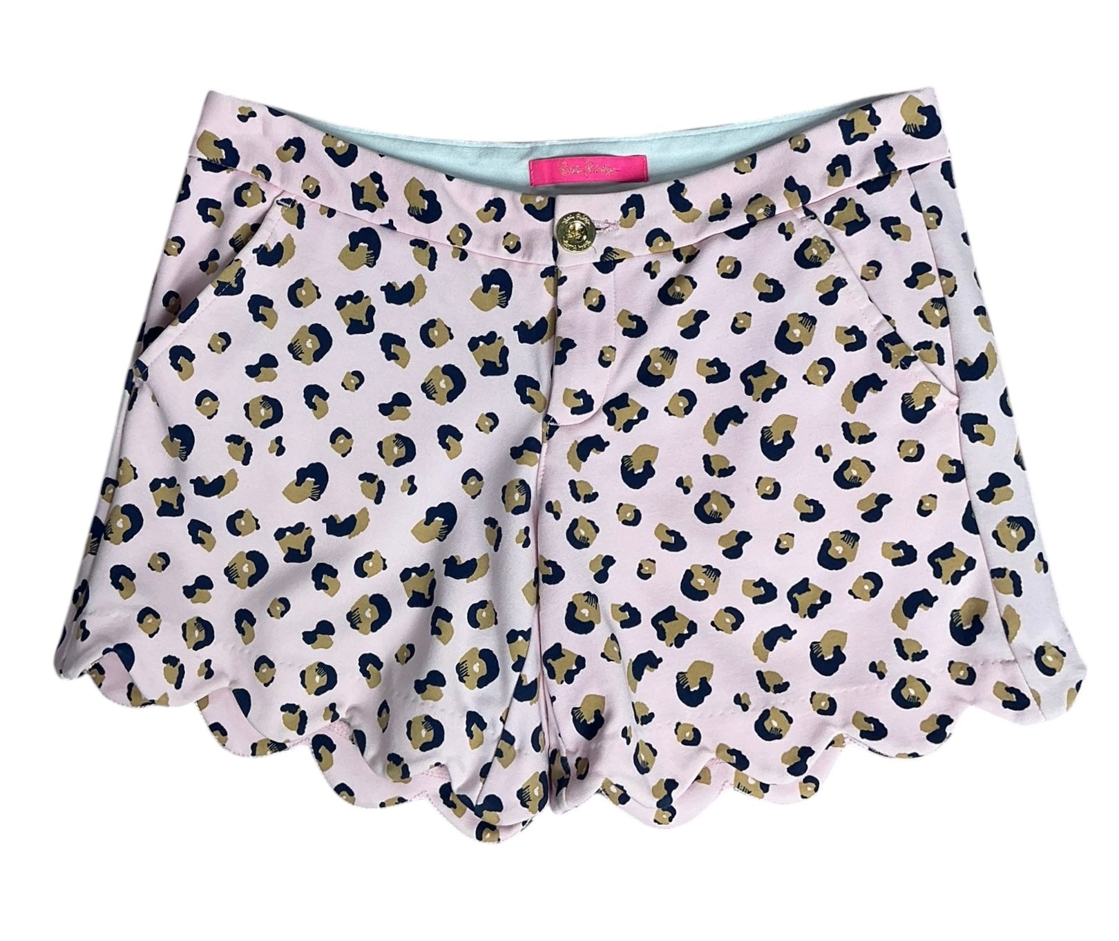 Lilly Pulitzer Buttercup Shorts Seabreeze Blue Spotted - Size 2