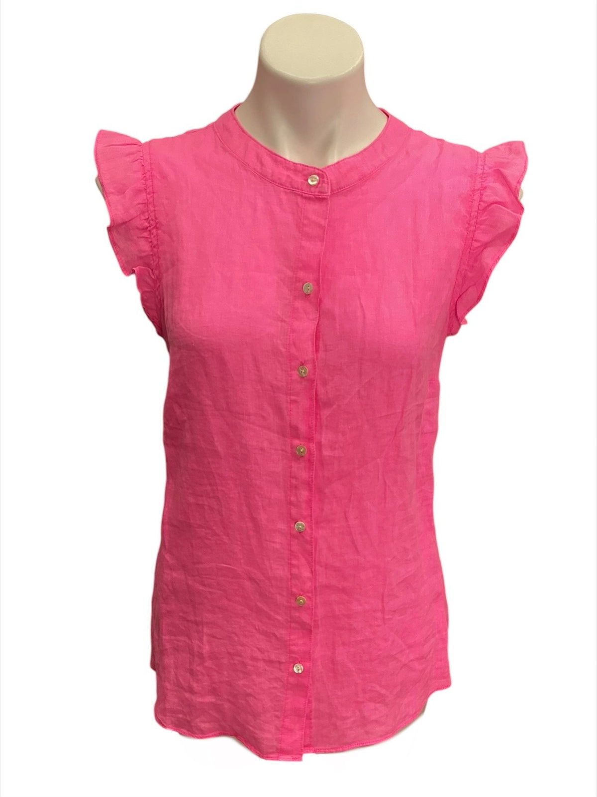 Lilly Pulitzer NWT Briette Button Down Top Pink Isle - Size XL