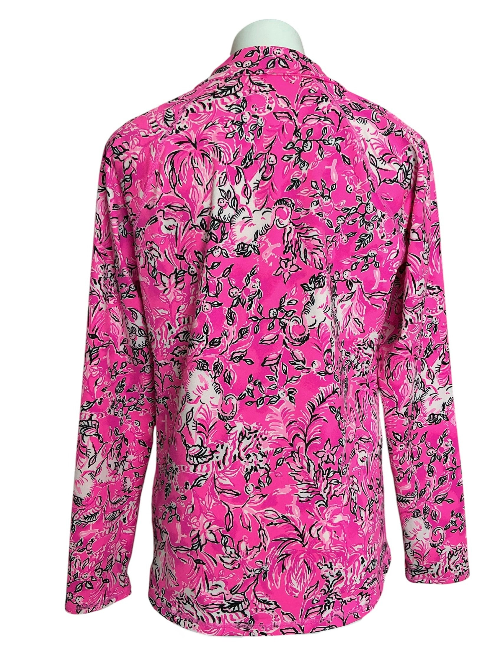 Lilly Pulitzer Luxletic Serena Jacket Purposefully Pink - Size L