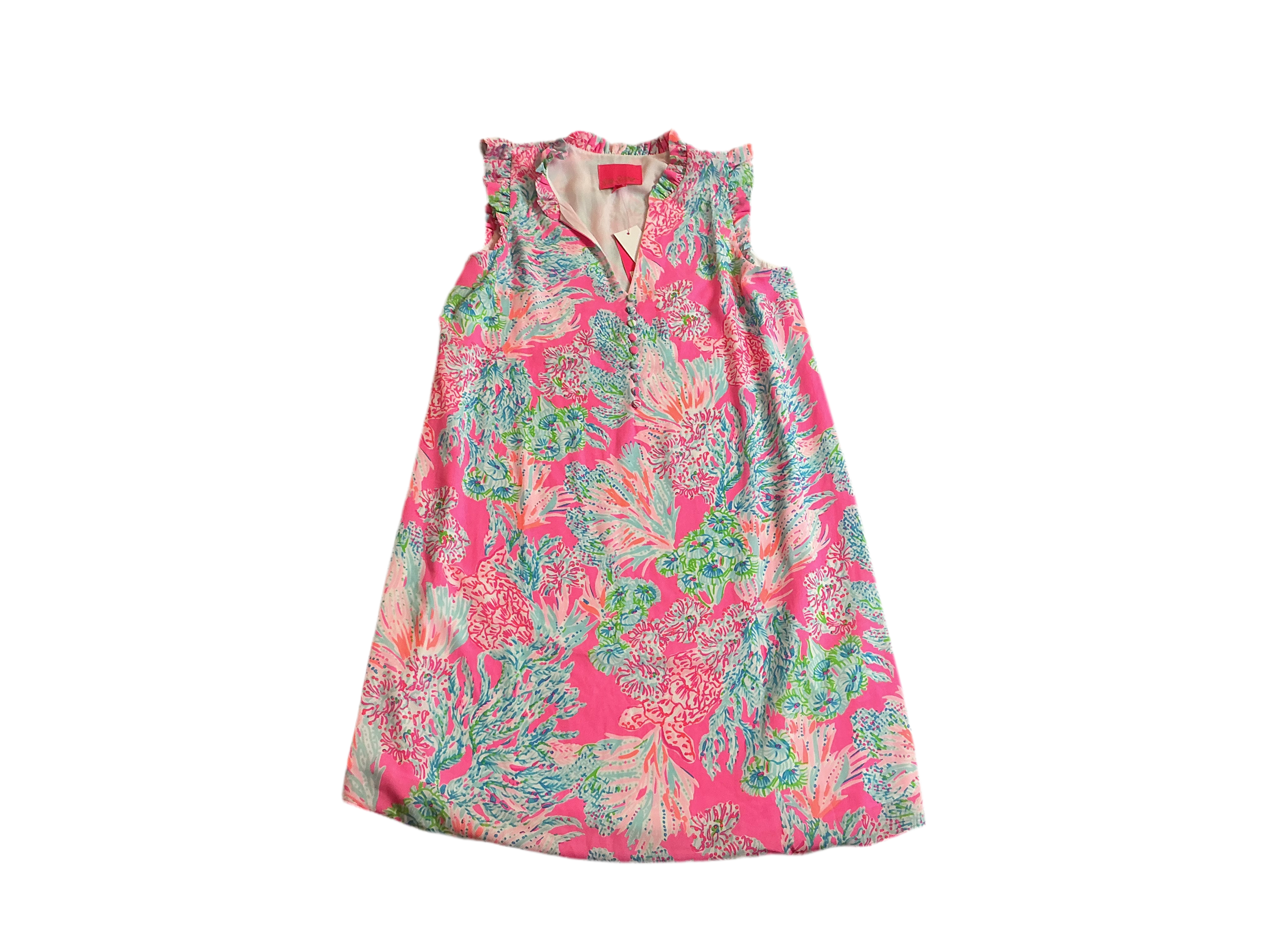 Lilly Pulitzer NWT - Cally Soft Shift - Prosecco Pink Seaing Things - Size 4