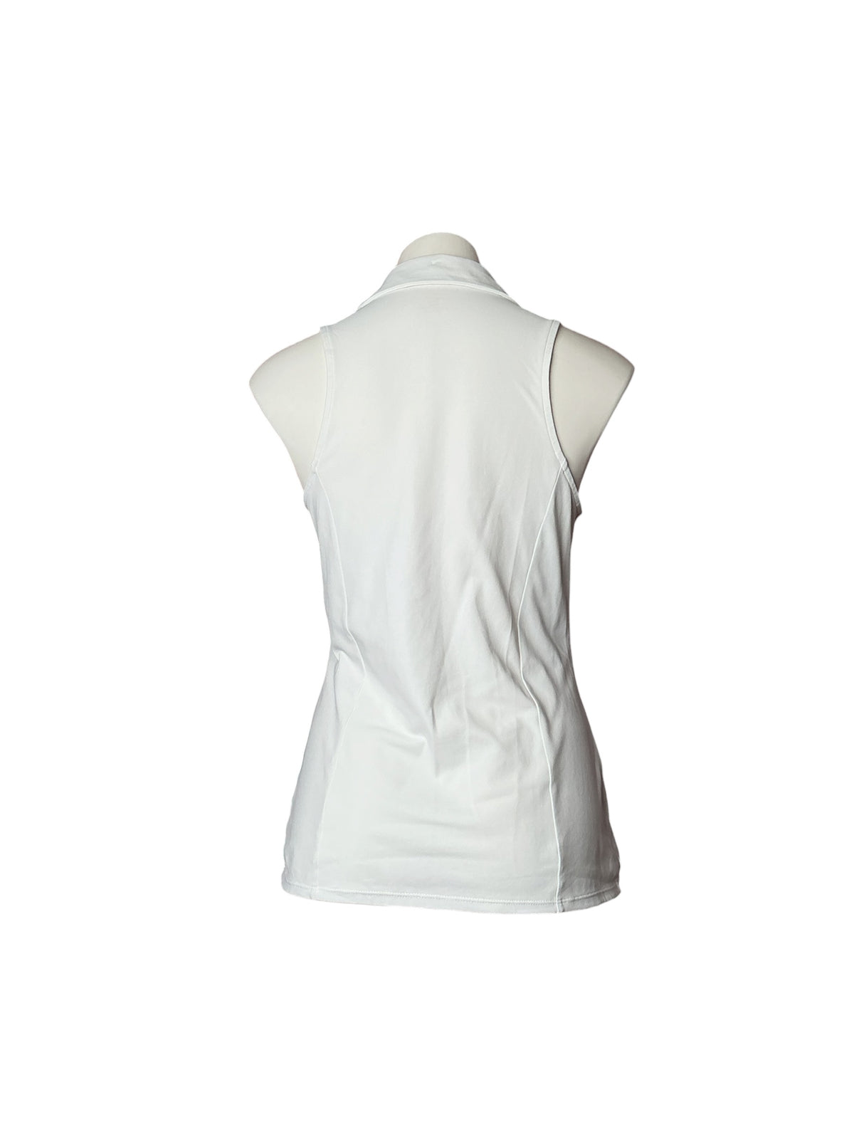Lilly Pulitzer UPF 50+ Luxletic Martina Polo Top Resort White - Size M