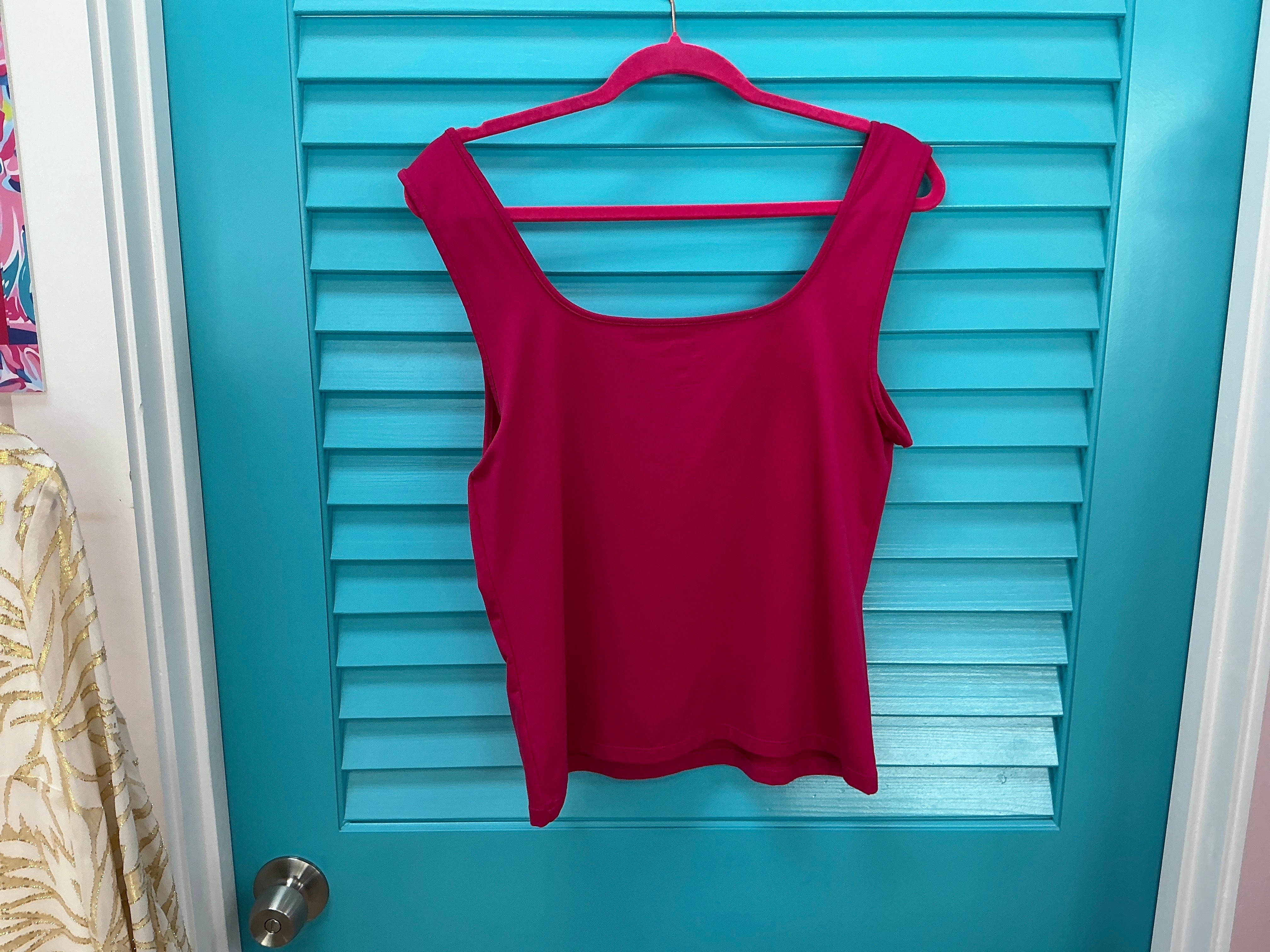 Lilly Pulitzer Top NWT - Marsaille Tank - Mystique Pink - Size L