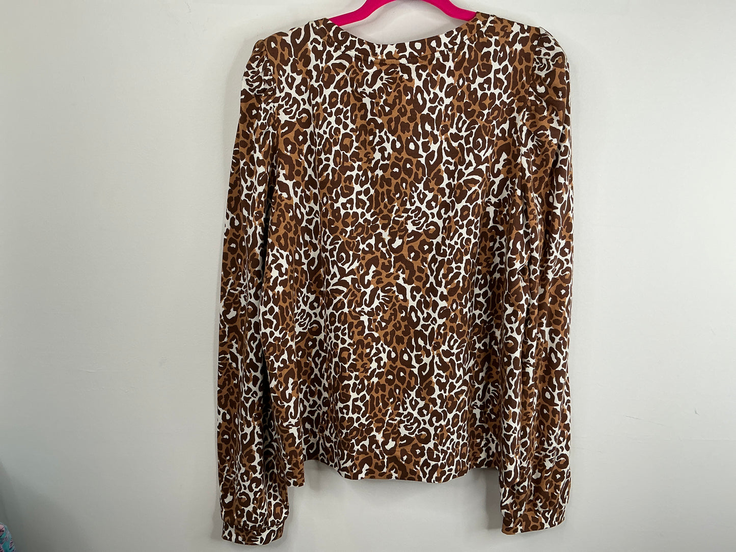 Lilly Pulitzer NWT Jansen V-Neckline Swea Chocolate My Favorite Spot  - Size XL