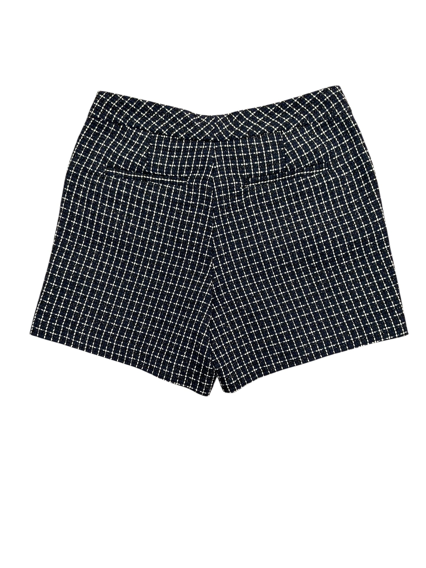 Lilly Pulitzer NWT Gretchen High Rise Shorts Low Tide Navy Fantasy Checkerboard - Size 4