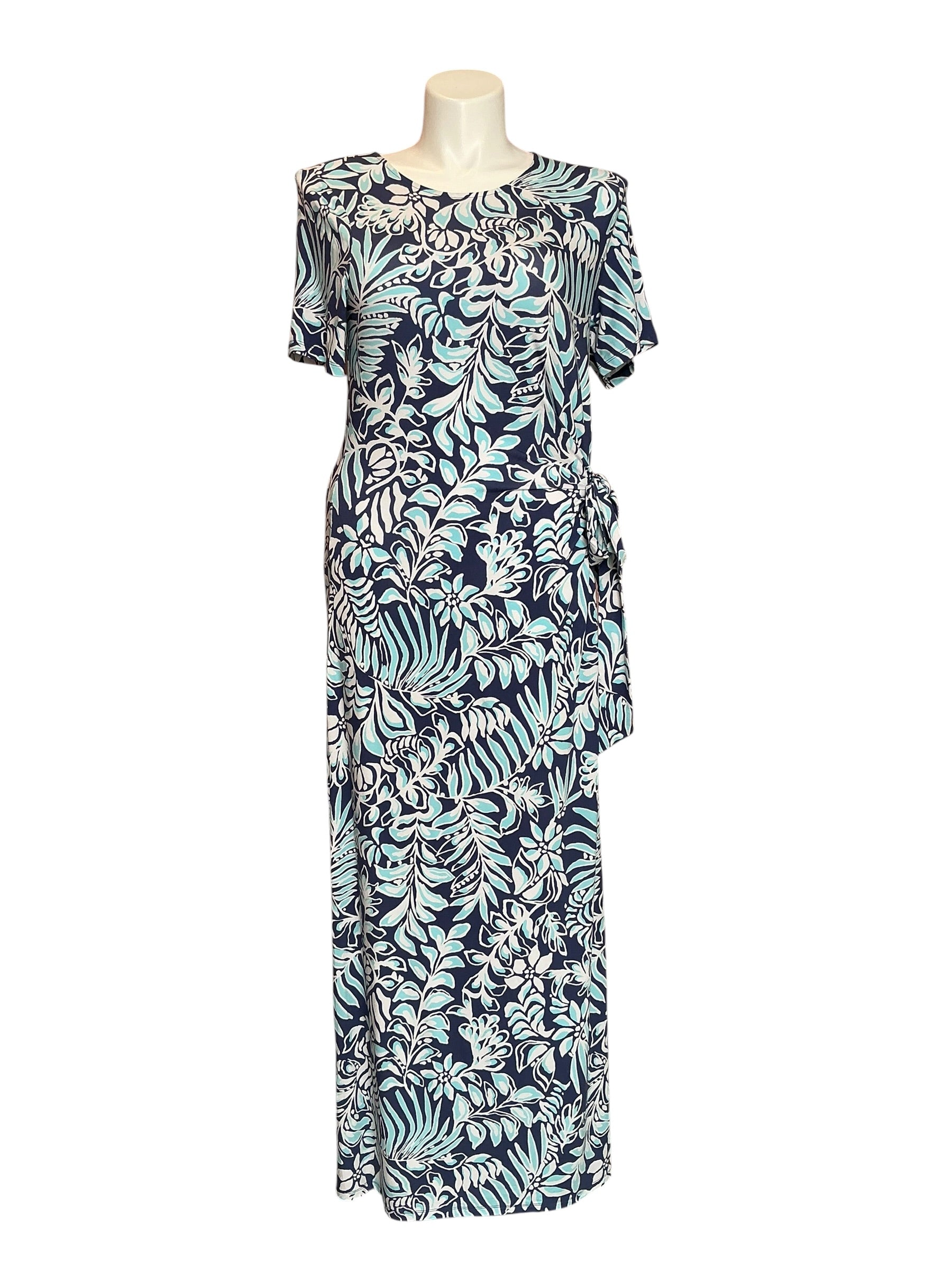 Lilly Pulitzer NWT Chace Maxi Dress Sapphire Pool Summer Shorelines - Size XL