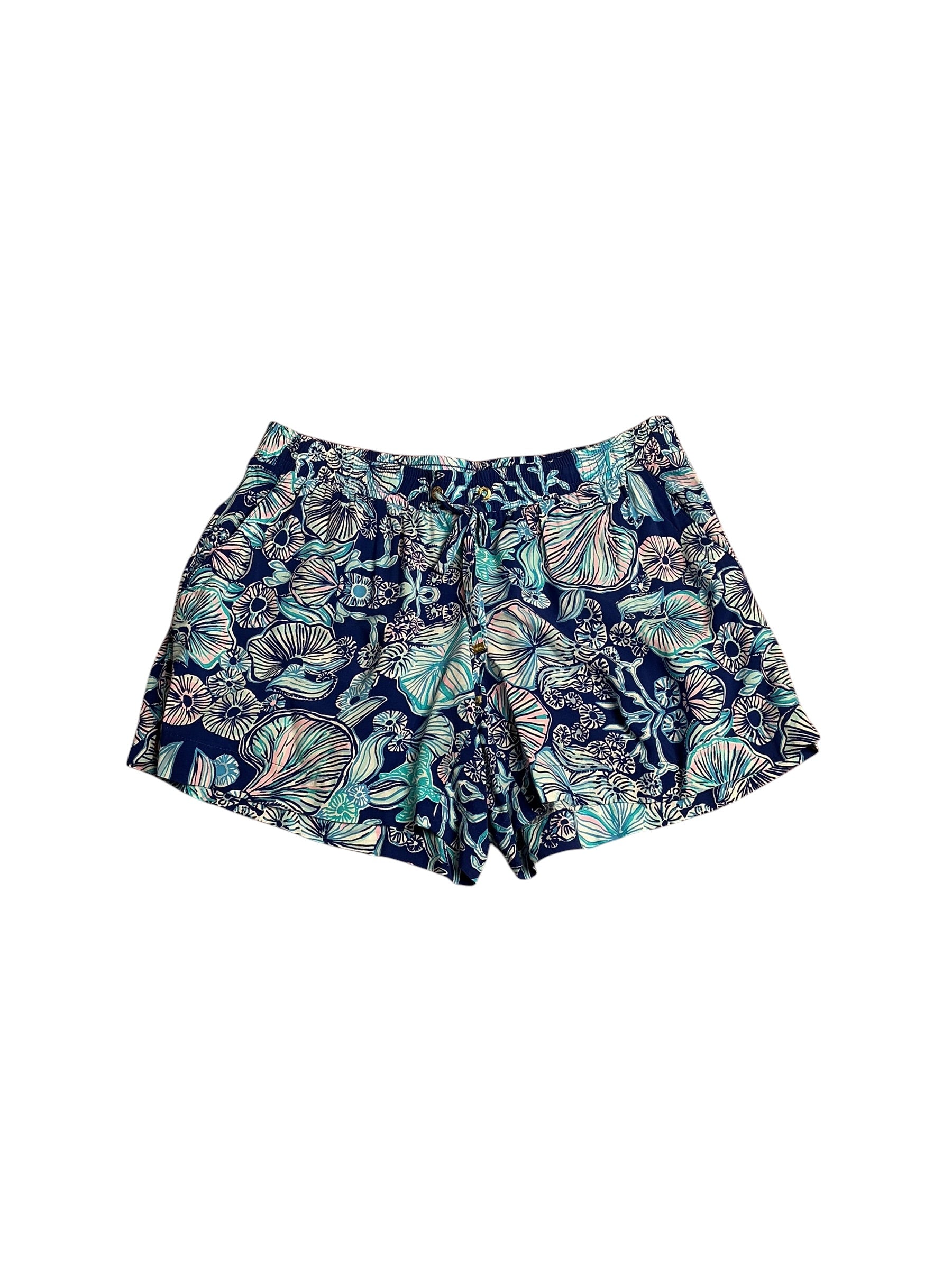 Lilly Pulitzer- NWT Katia Short Lapiz Lazuli Your Biggest Fan Allover Size S