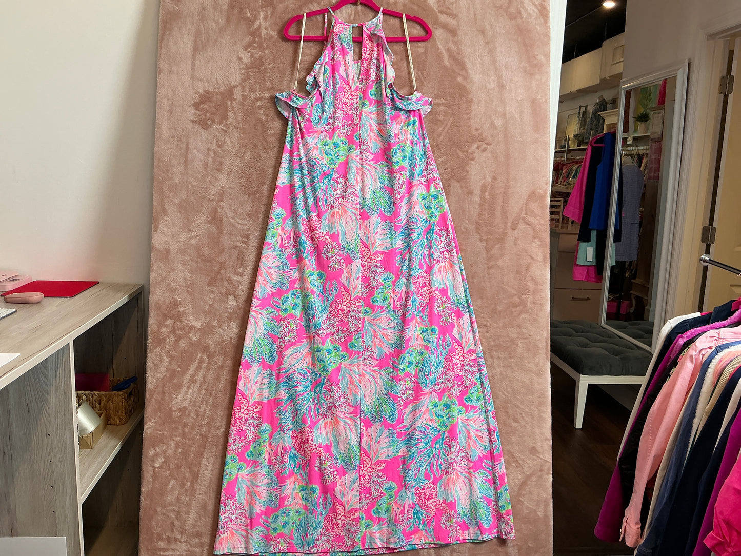 Lilly Pulitzer NWT - Billie Maxi Dress - Seaing Things - Size XL