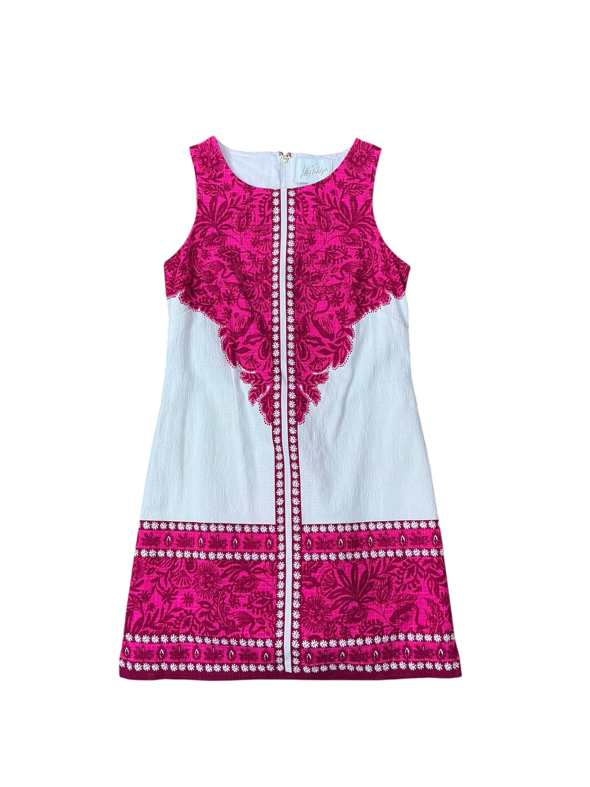 Lilly Pulitzer Mina Sleeveless Romper Passion Fruit Pink Jungle Escape Engineered - Size 00