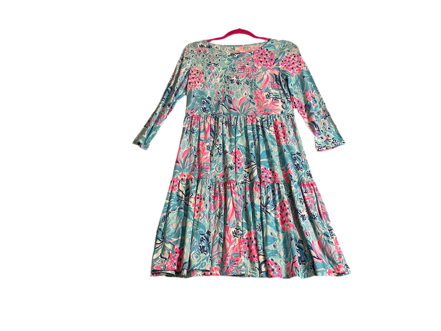Lilly Pulitzer Geanna Swing Dress in the Zanzibar Blue Party Princess print - Size XS