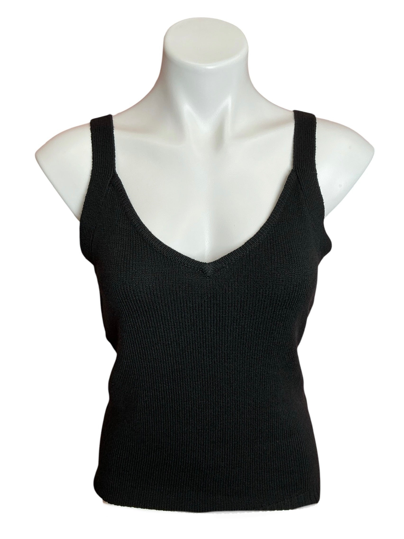 Lilly Pulitzer NWT Leonette Sweater Tank Top Black Enchanted Floral Embroidery - Size M
