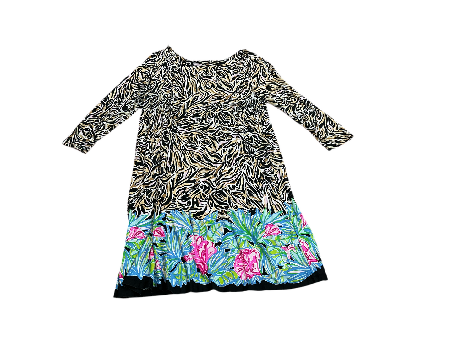 Lilly Pulitzer Ophelia Swing Dress Onyx Can You Zee Me - Size XXL