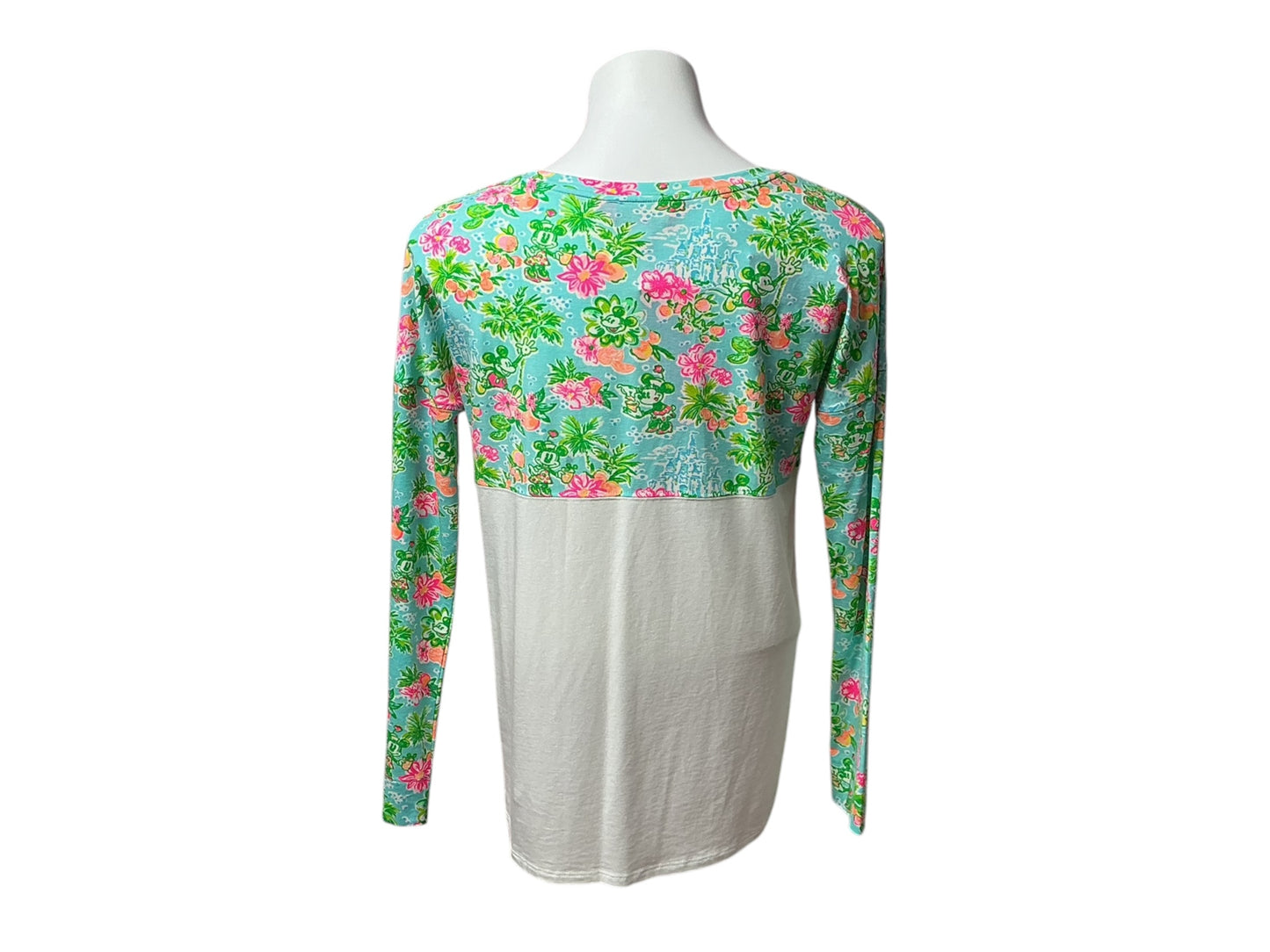 Lilly Pulitzer NWT Lilly Love Disney Finn Top Blue Ibiza- Size XS