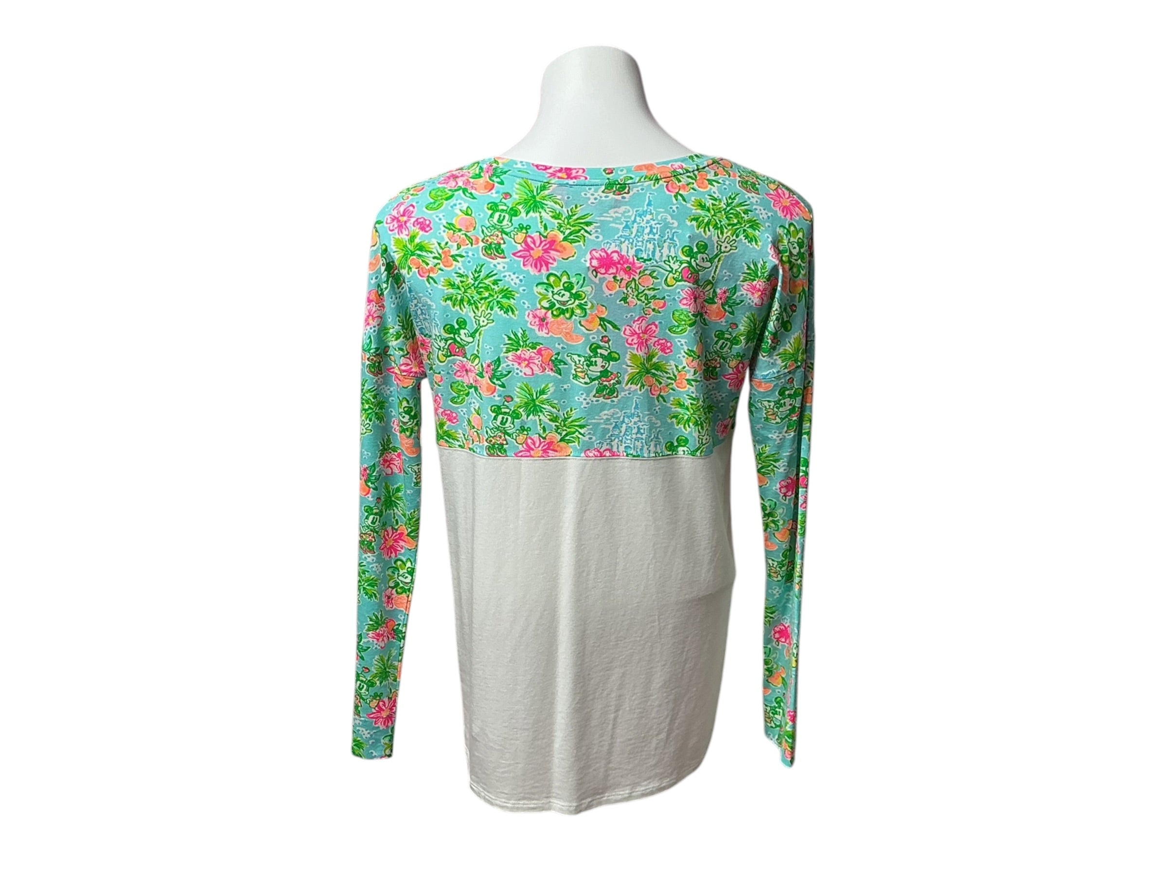 Lilly Pulitzer NWT Lilly Love Disney Finn Top Blue Ibiza- Size XS