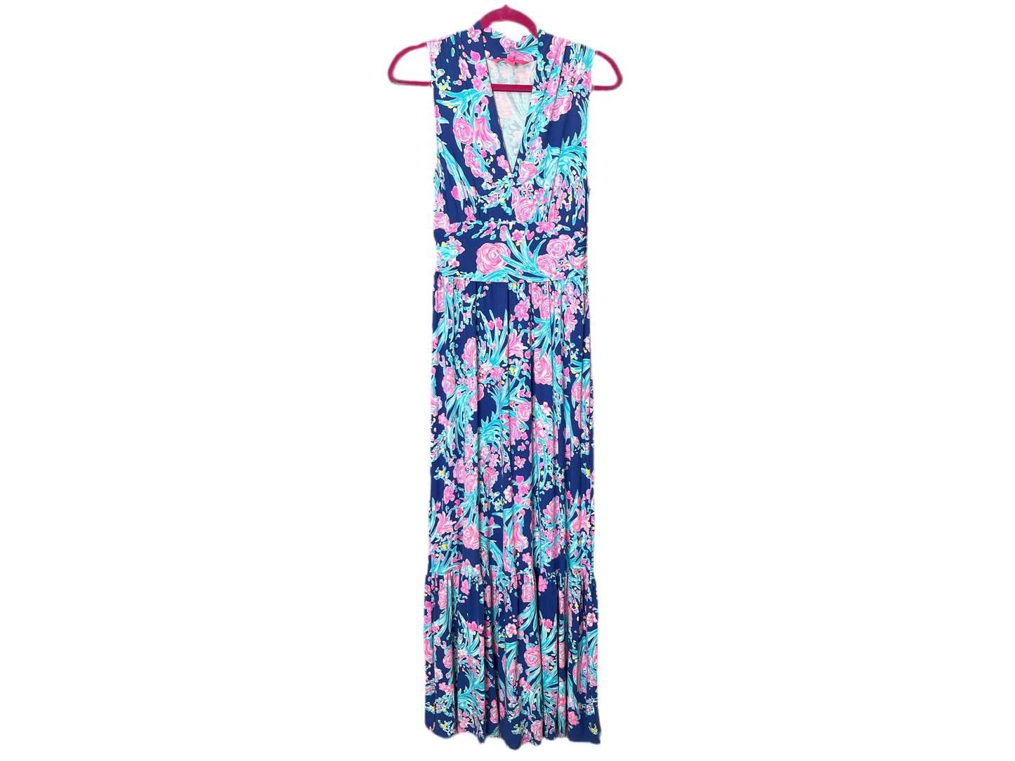 Lilly Pulitzer Pearce Ruffle Maxi Size S