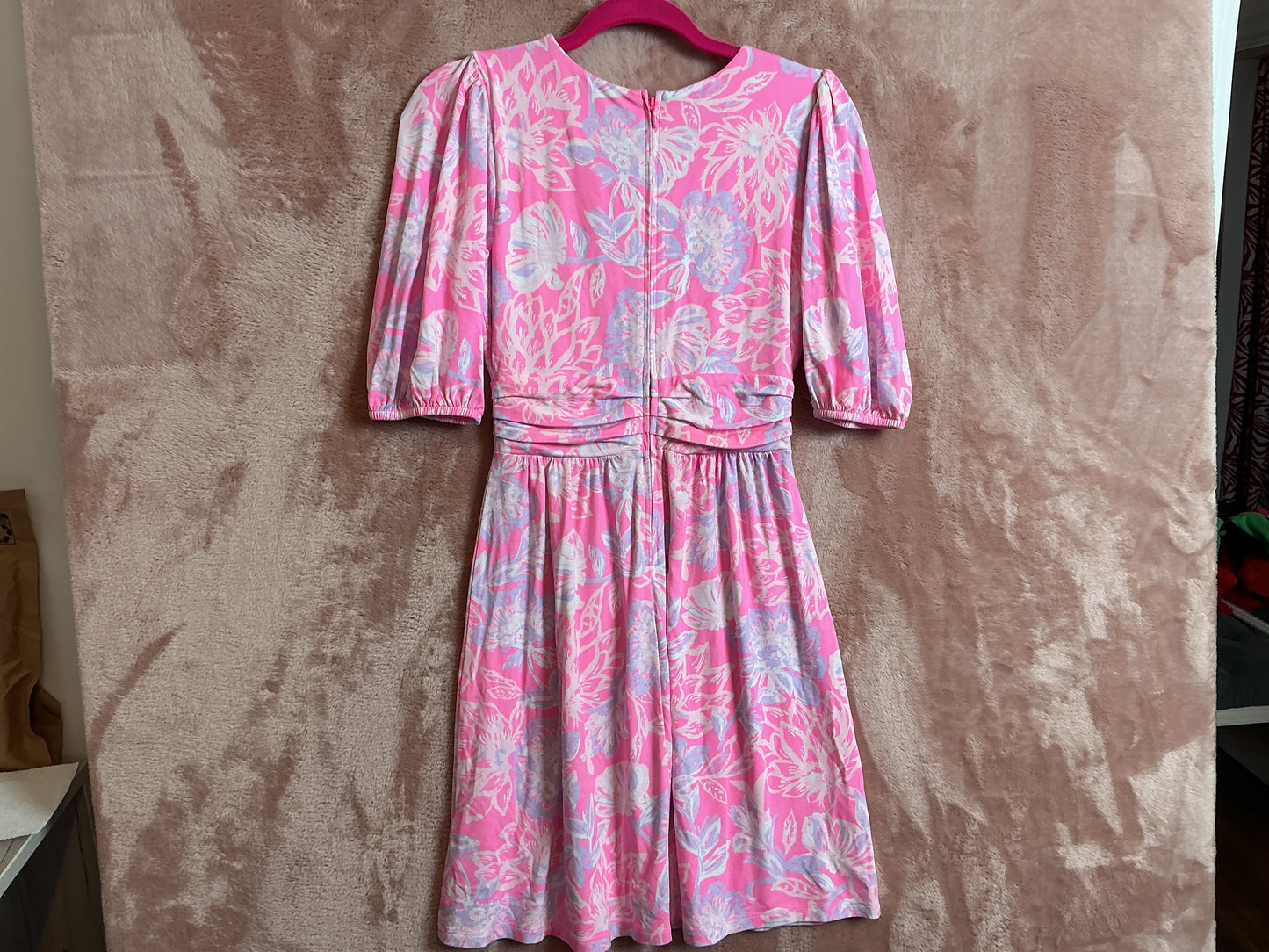 Lilly Pulitzer NWT Brightan Dress - Rousseau Pink Zen Garden - Size 00